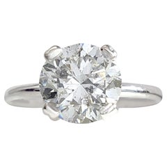 IGI Certified Natural 1.05ct Diamond Engagement Solitaire Ring in 18K White Gold
