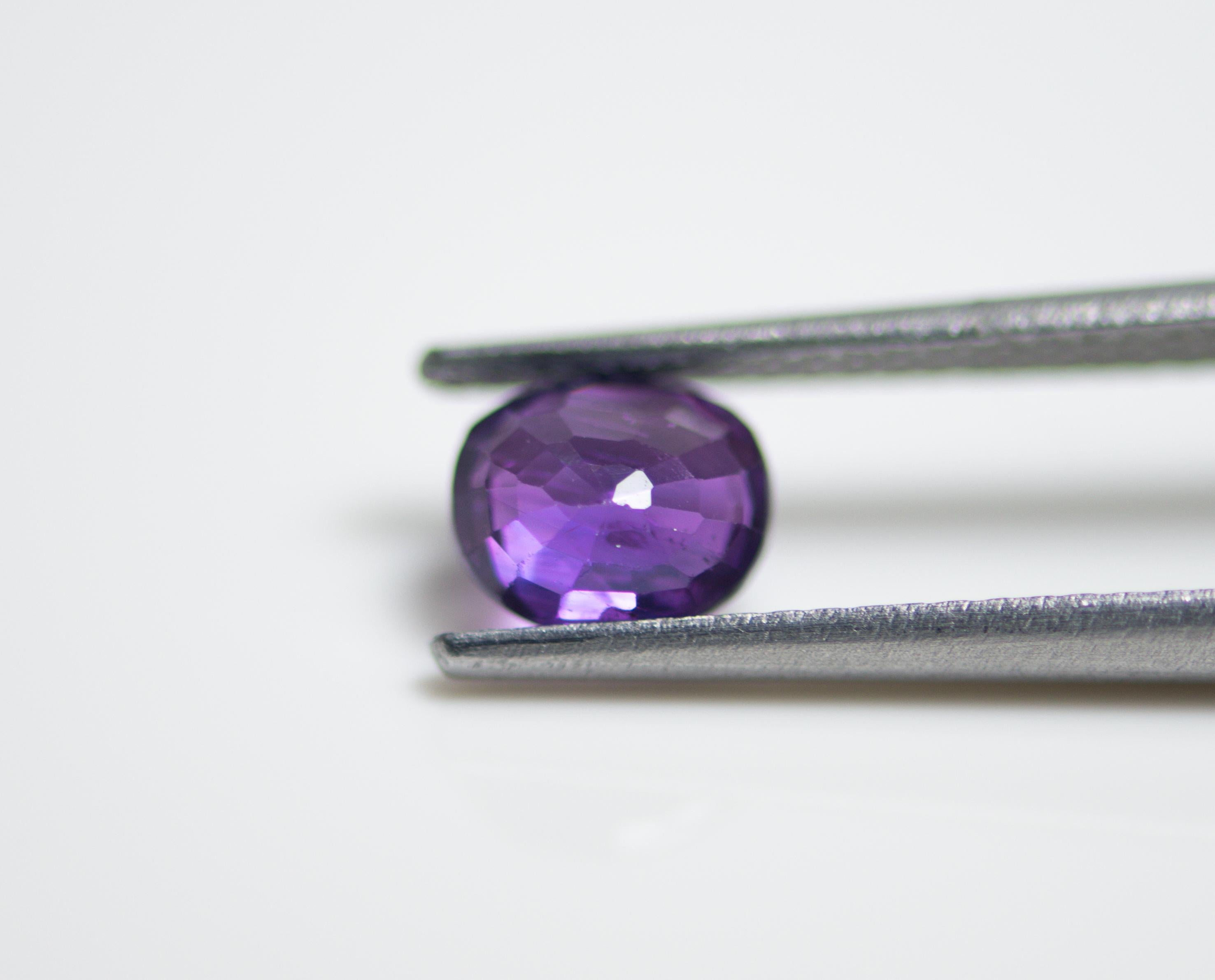 how to tell if a purple sapphire is real