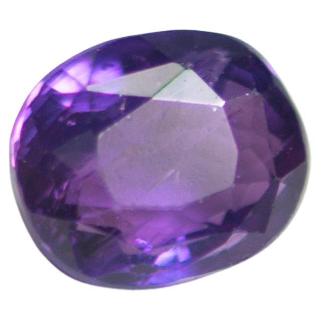 IGI Certified Natural Purple Sapphire of 1.13 Carat
