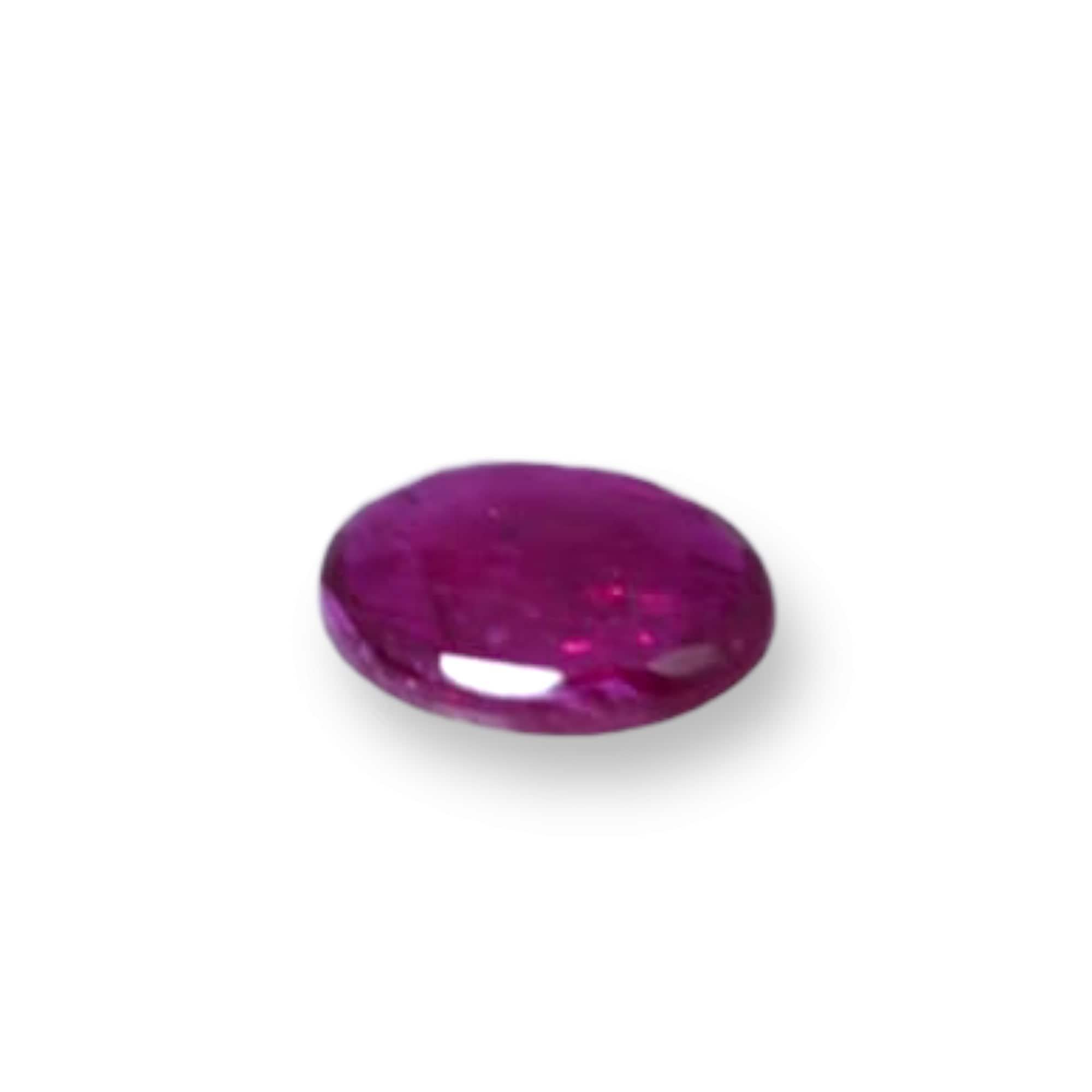 Species : Natural Corundum
Variety : Natural Ruby
Shape and Cut : Oval Mixed Cut
Weight : 0.57 Carat
Measurements : 6.38 x 4.54 x 1.92 mm
Color : Pinkish Red
Transparency : Semi-Transparent
Certificate number : 310834296
This gemstone is certified