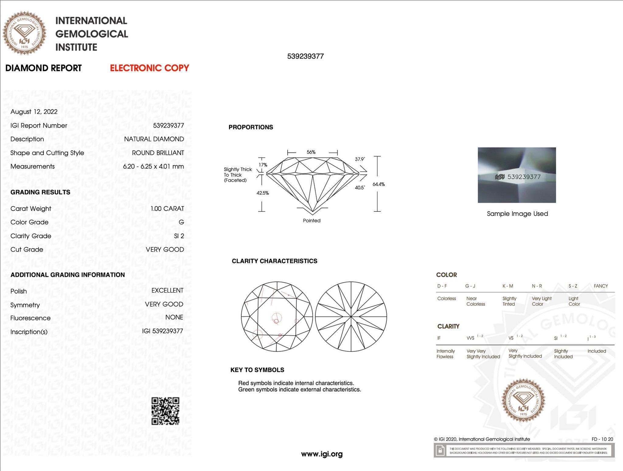 IGI-zertifizierter runder Diamant-Verlobungsring mit 1,69 Karat 18K Weißgold im Zustand „Hervorragend“ im Angebot in Laguna Niguel, CA