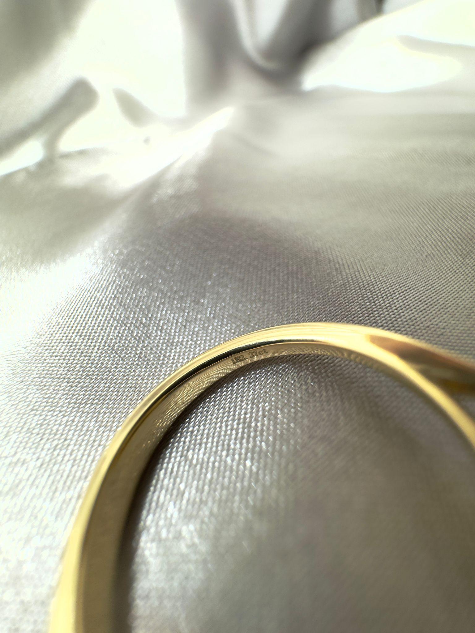IGI CERTIFICADO Anillo vintage de diamantes negros de 2,27 quilates en oro amarillo de 14 quilates en venta 3