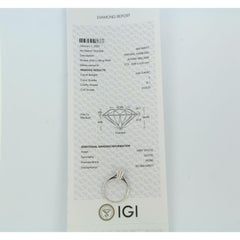 IGI diamond report Ring with brilliant cut diamond up to 0.66ct 14k gold