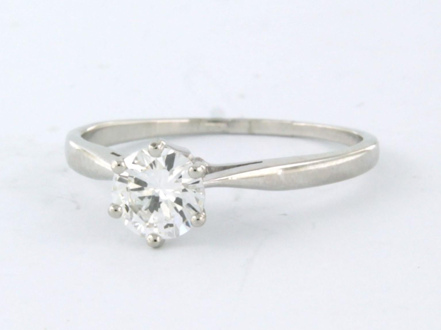 De las mujeres Informe sobre el diamante IGI Anillo con diamante talla brillante de hasta 0,66 ct Oro de 14k en venta