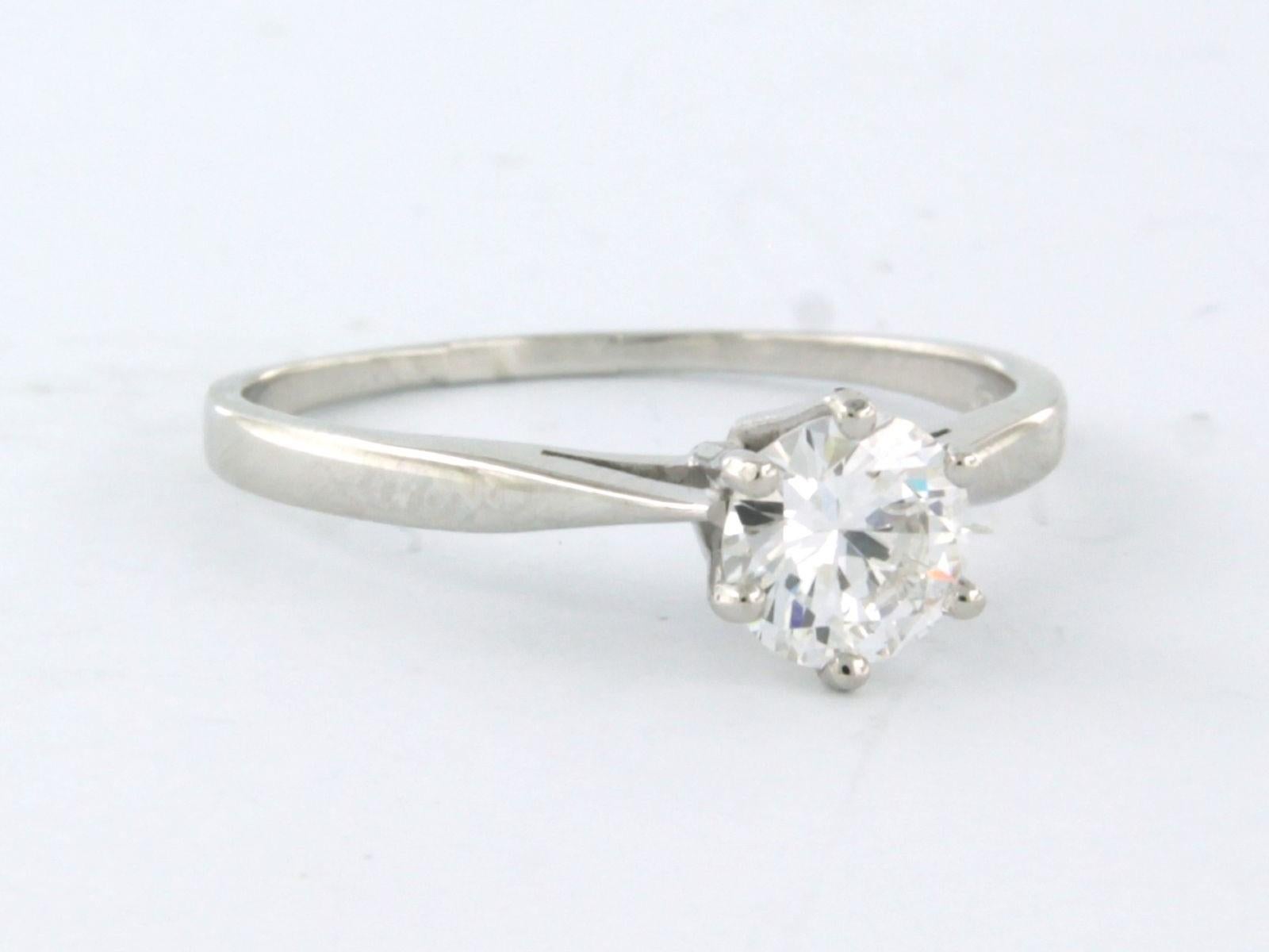 Informe sobre el diamante IGI Anillo con diamante talla brillante de hasta 0,66 ct Oro de 14k en venta 2