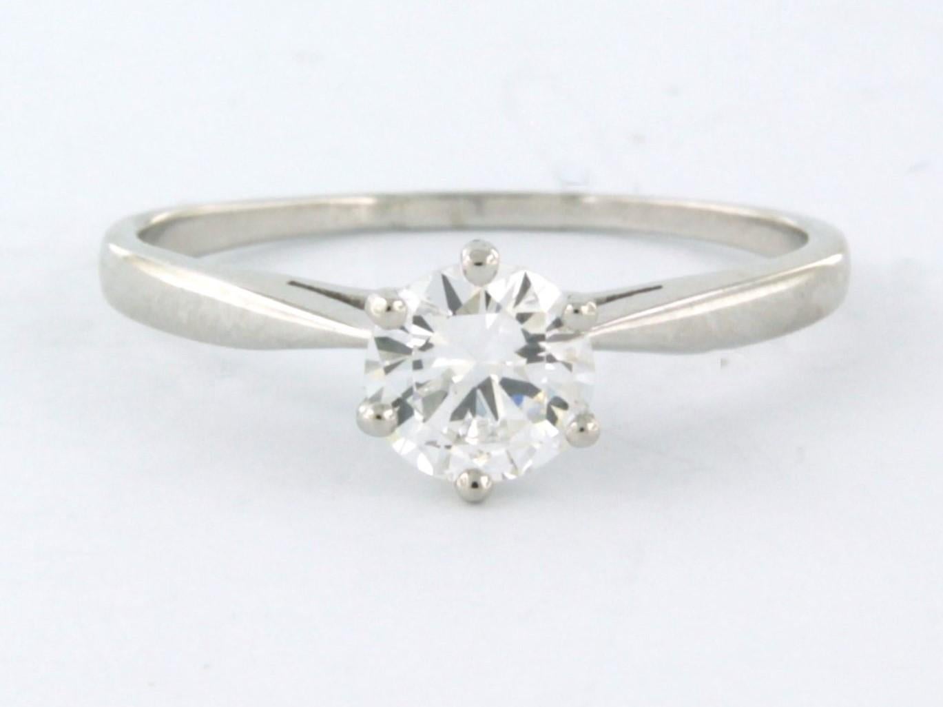 Informe sobre el diamante IGI Anillo con diamante talla brillante de hasta 0,66 ct Oro de 14k en venta 3