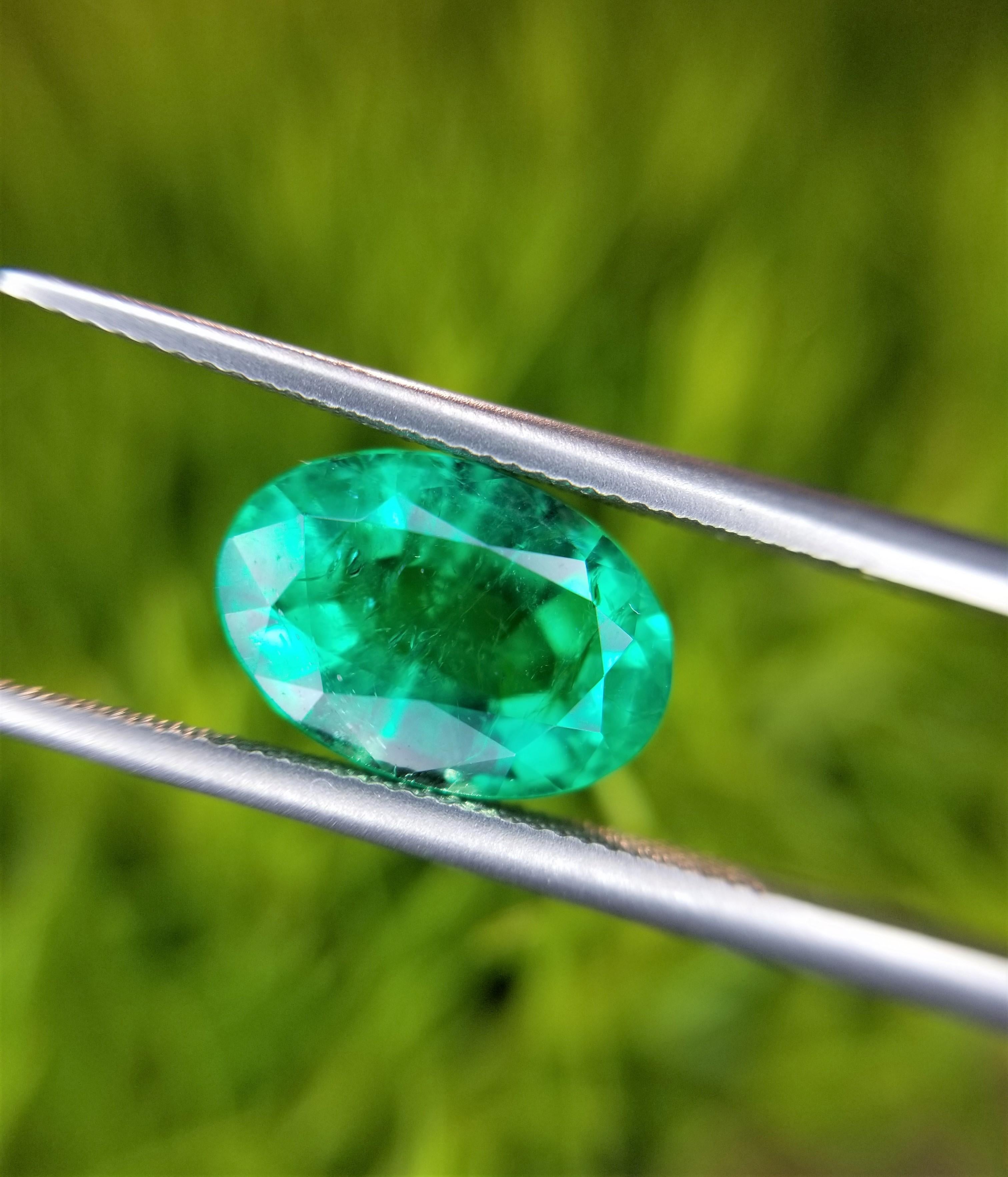 This custom, bezel-set pendant necklace features a gorgeous IGITL Certified 2.40 Carat Oval Cut Emerald measuring 8.74 X 6.97 mm and can be made in 18K Rose Gold, 18K Yellow Gold or 18K White Gold.
Did you know that emeralds are even rarer than