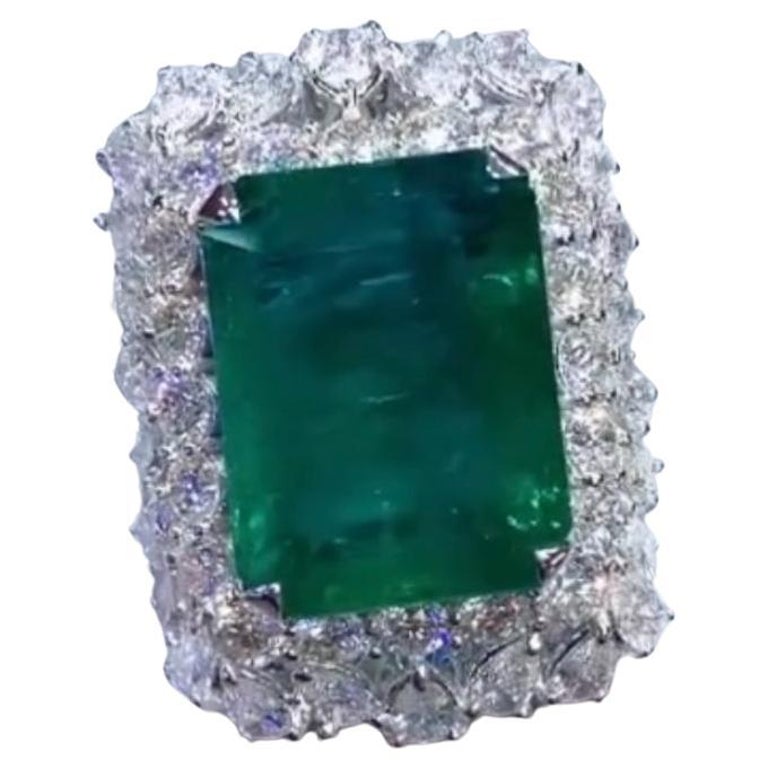 Émeraude Naturelle De Zambie - 0,59 Carats, Coupe Ovale, Clarté SI1, Neuf Sans Emballage