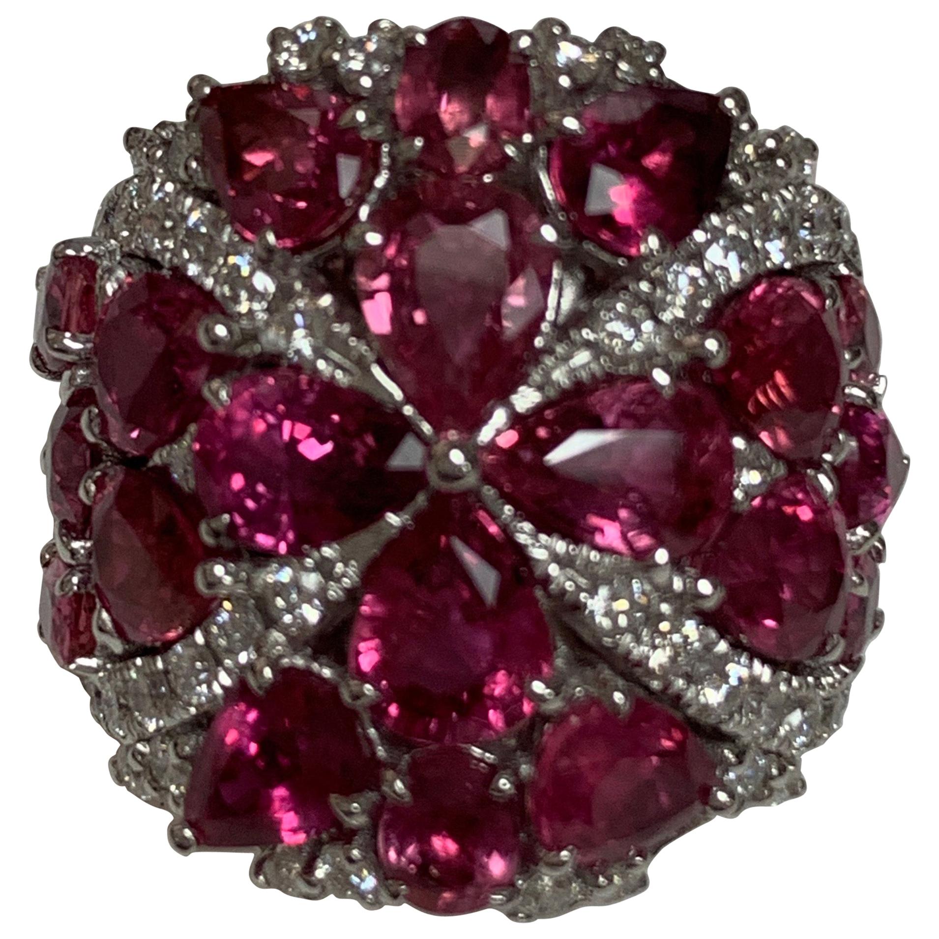GIA Certified 4.30 Carat Kashmir Sapphire and Diamond Ring For Sale at ...