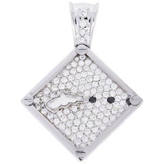 IGL Certified Diamond Gun Pendant