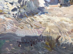 Tierra de Don Quijote España óleo sobre lienzo