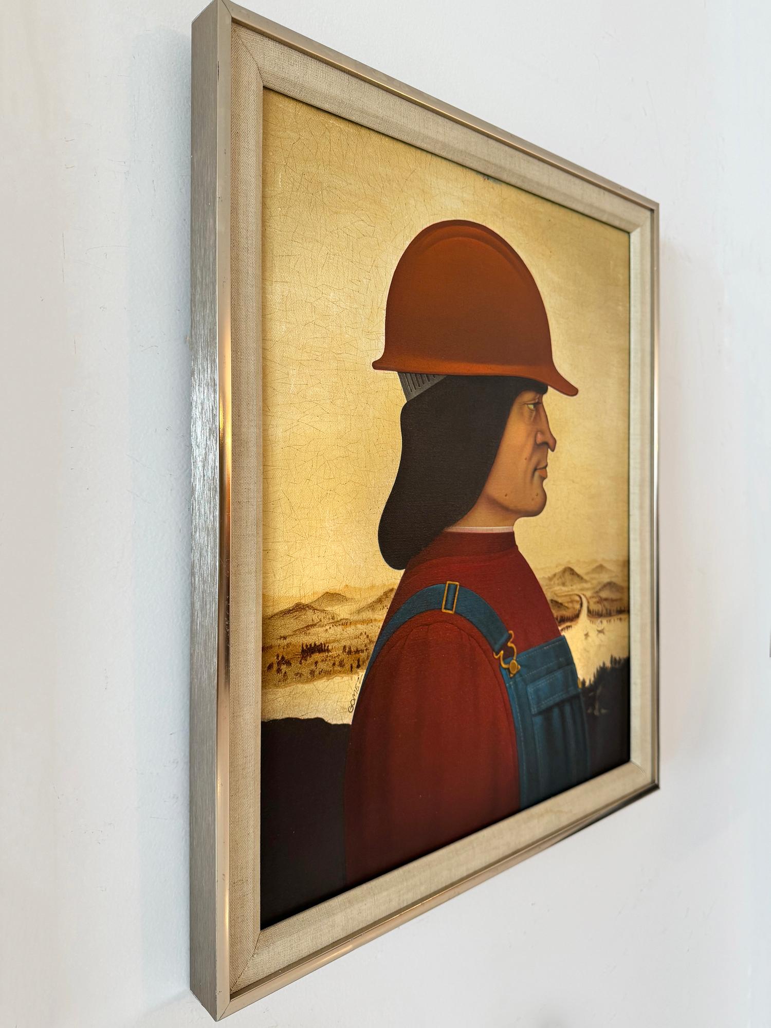 Parody Portrait:  Piero della Francesca Italian Renaissance Hispanic Illustrator For Sale 4
