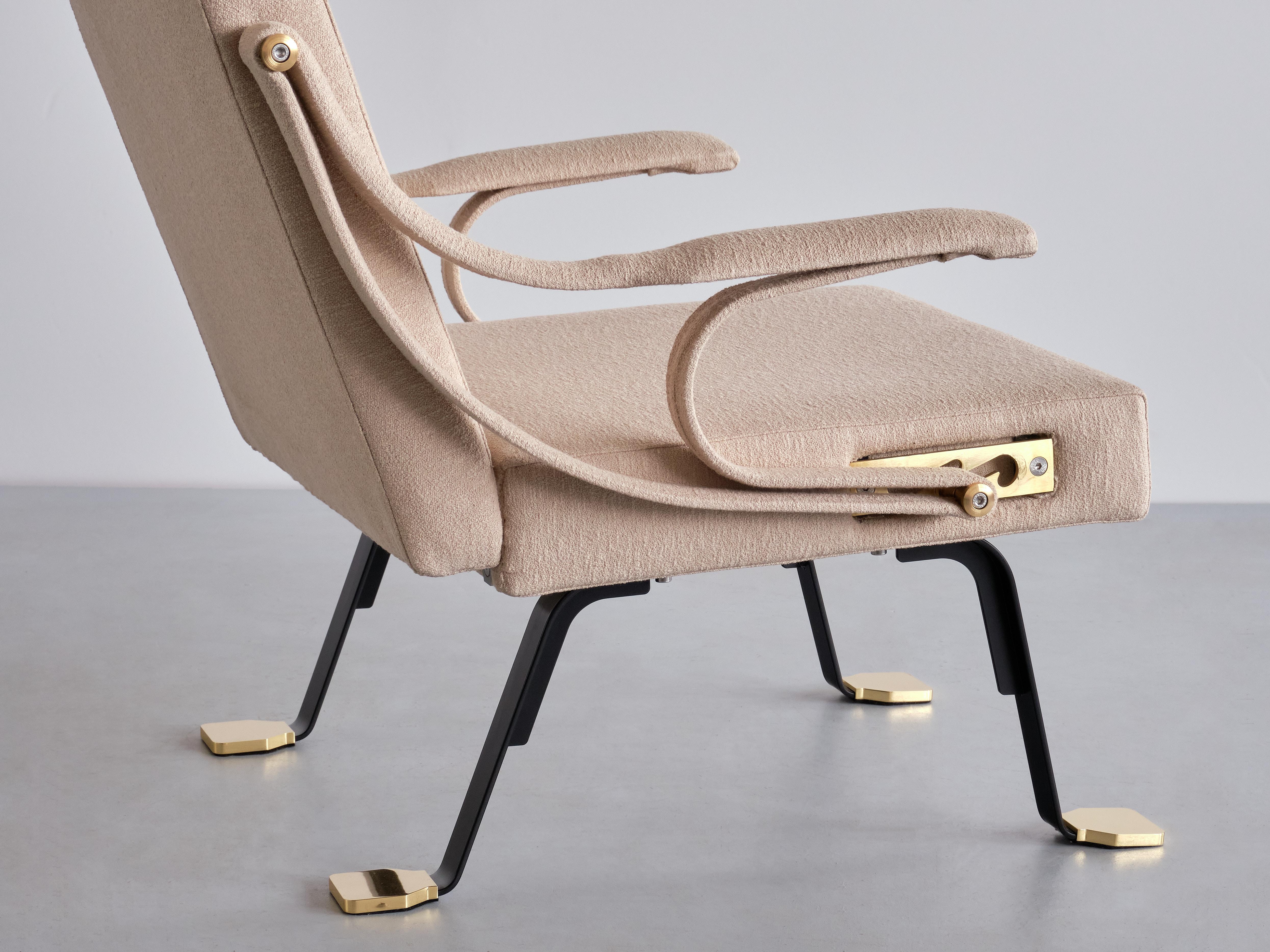 Ignazia Gardella 'Digamma' Armchair and Ottoman in Beige Loro Piana Fabric, 2023 4