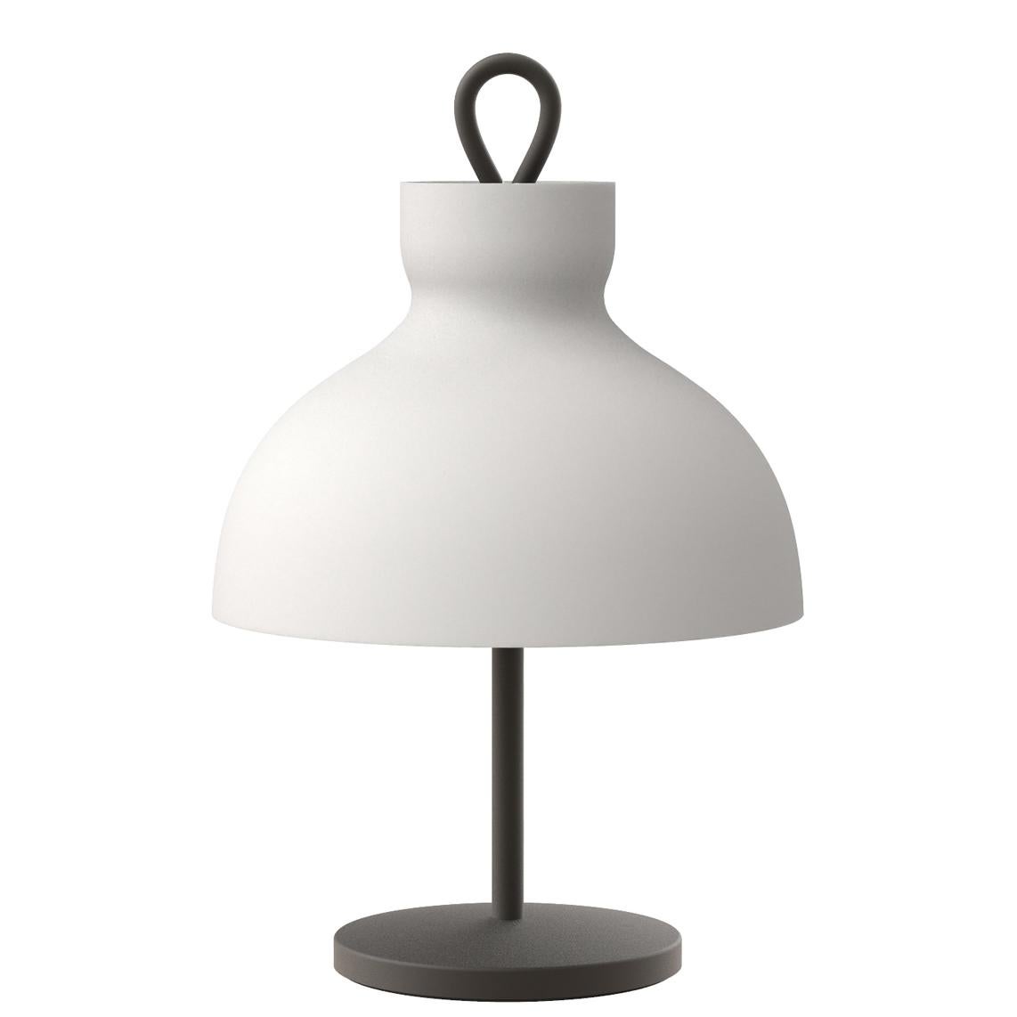 Ignazio Gardella 'Arenzano Bassa' Table Lamp in Chrome and Glass for Tato Italia For Sale 2