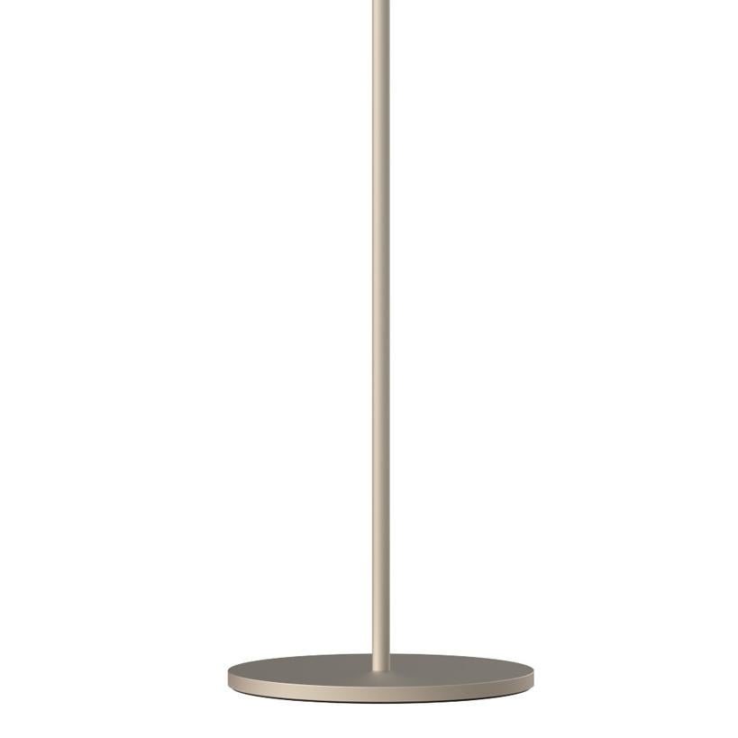 Mid-Century Modern Ignazio Gardella 'Arenzano Terra' Floor Lamp in Satin Nickel and Glass For Sale