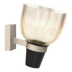 Ignazio Gardella
Coppa Aperta Applique
Wall Lamp in Black and Nickel
