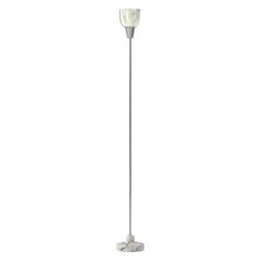 Lampadaire "Coppa Aperta Piantana" d'Ignazio Gardella en marbre blanc et chrome