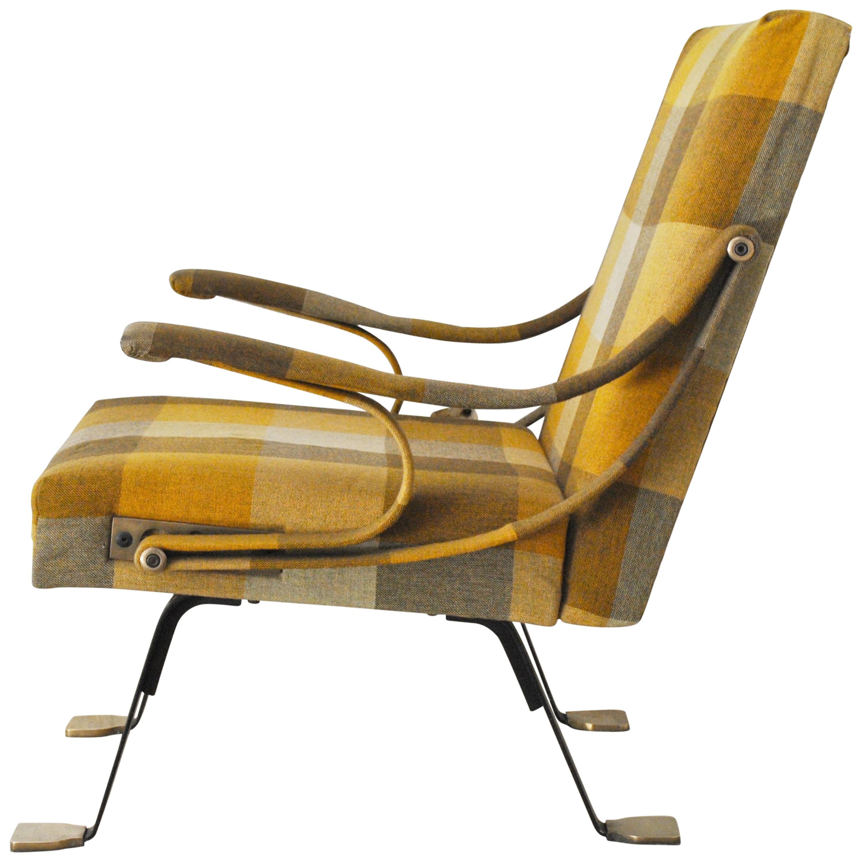 Ignazio Gardella, Digamma reclining armchair for Gavina 1950s