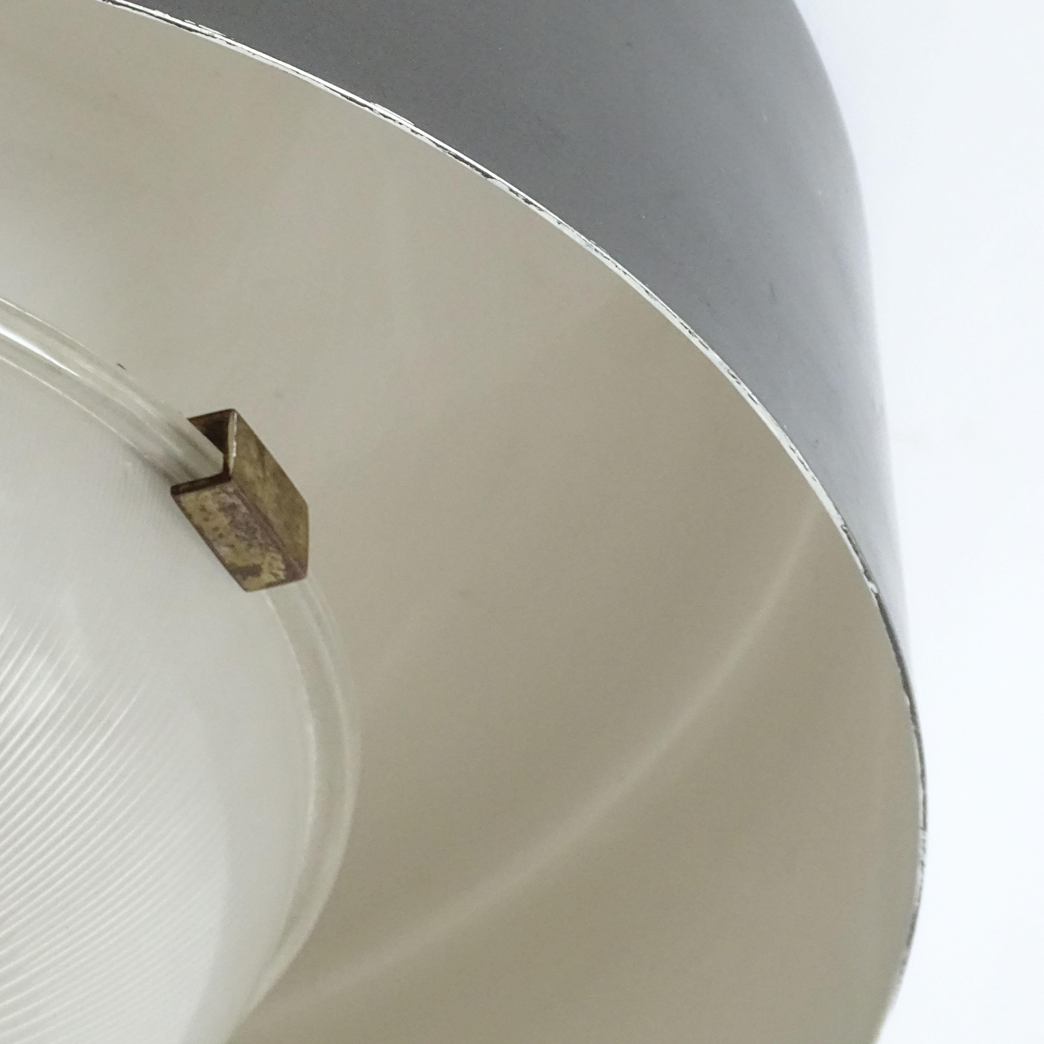 Rare Ignazio Gardella Flushmount ceiling lamp for Azucena.
Italy 1950s