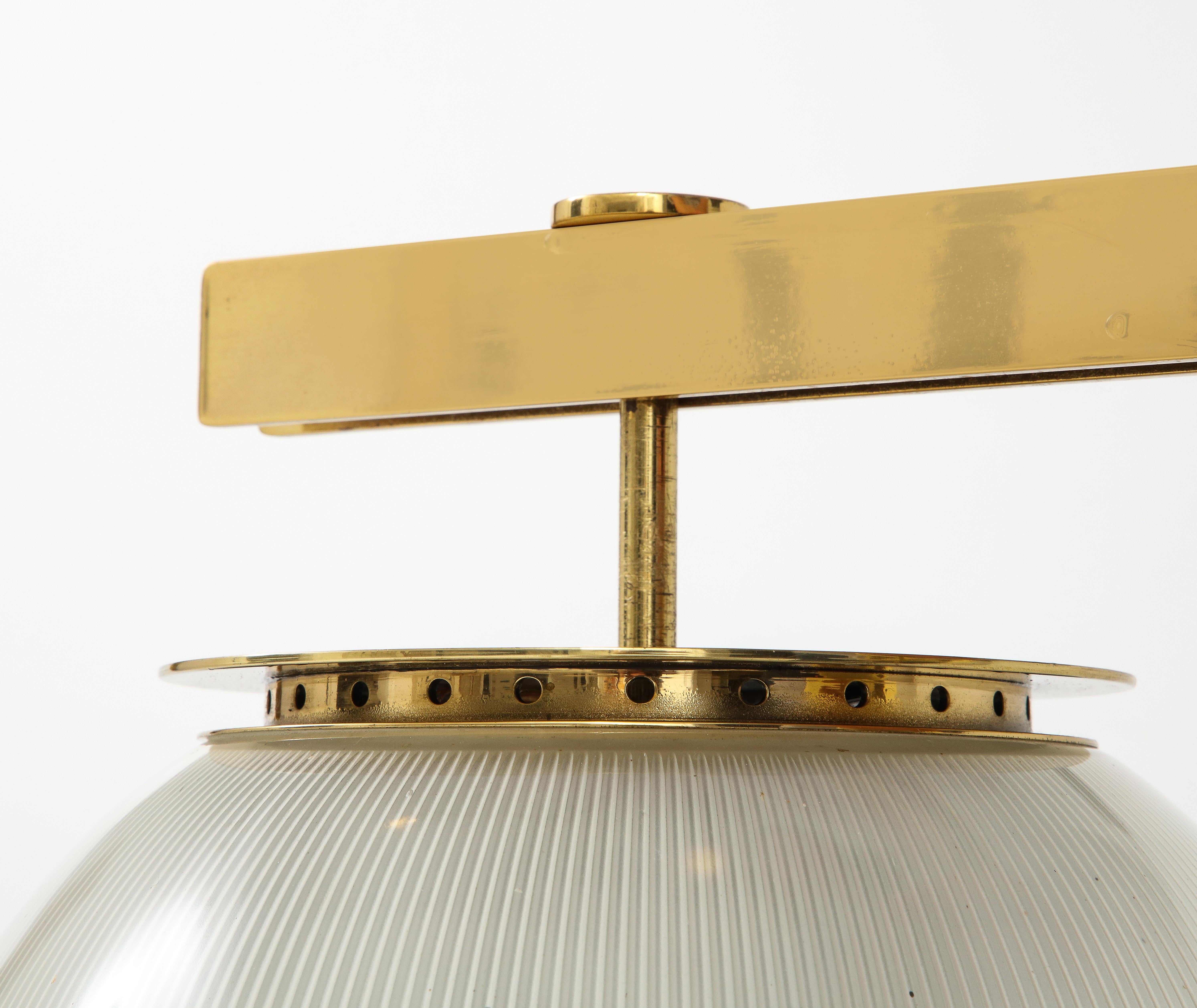 Brass Ignazio Gardella for Azuccena Pair of Wall Lights Model Lp 7, Italy, 1955 For Sale
