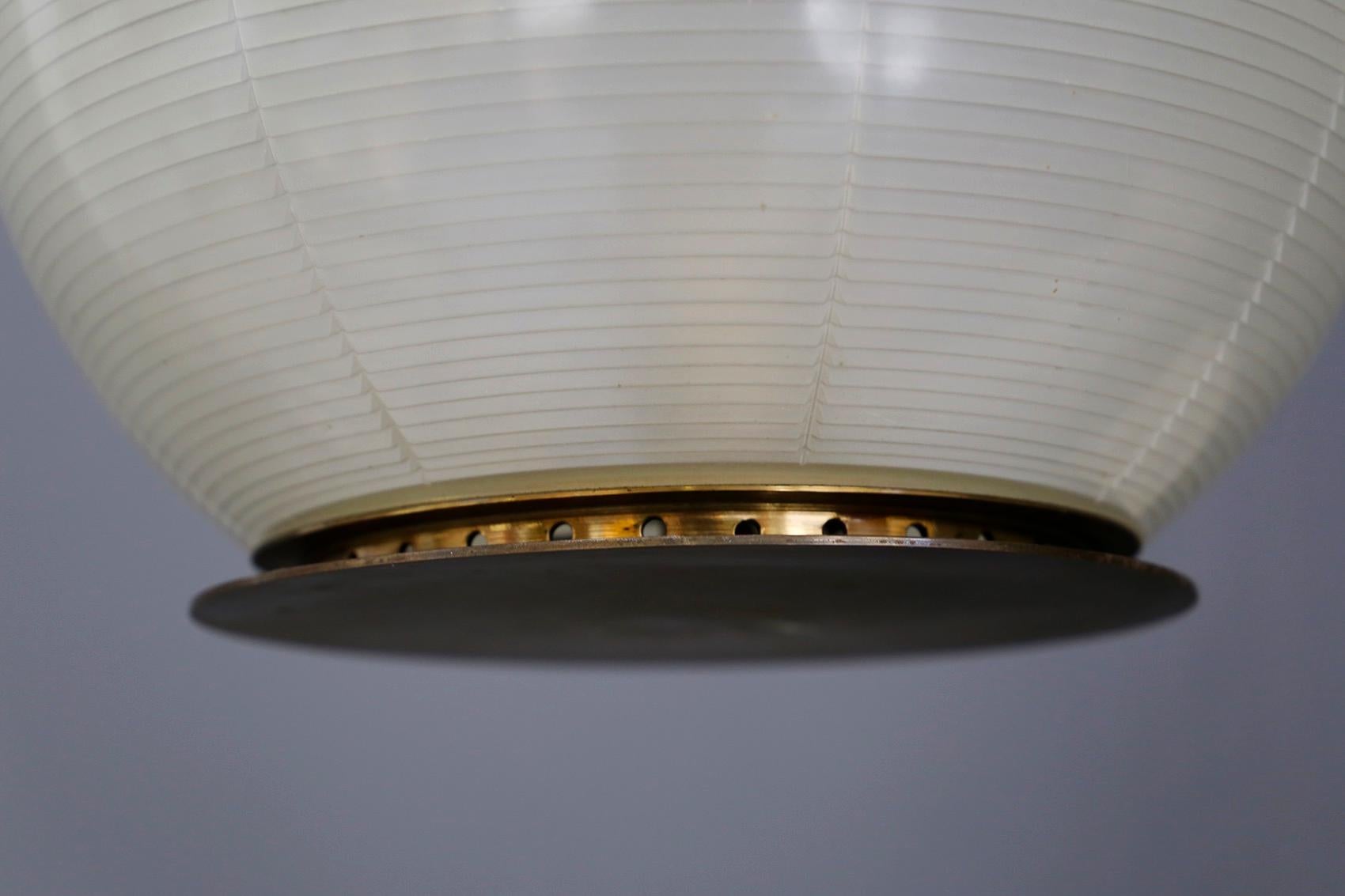Ignazio Gardella for Azucena Ceiling Lamp Model “LP 8”, 1955 In Good Condition In Milano, IT