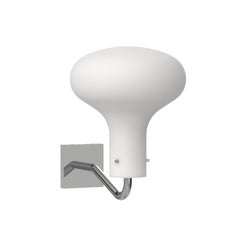 Ignazio Gardella 'Galleria' Wall Lamp in Chrome and Glass for Tato Italia