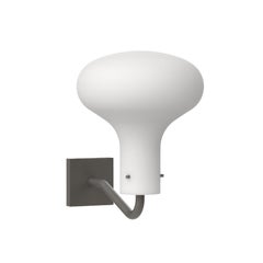 Lampada da parete 'Galleria' di Ignazio Gardella in bronzo satinato e vetro per Tato Italia