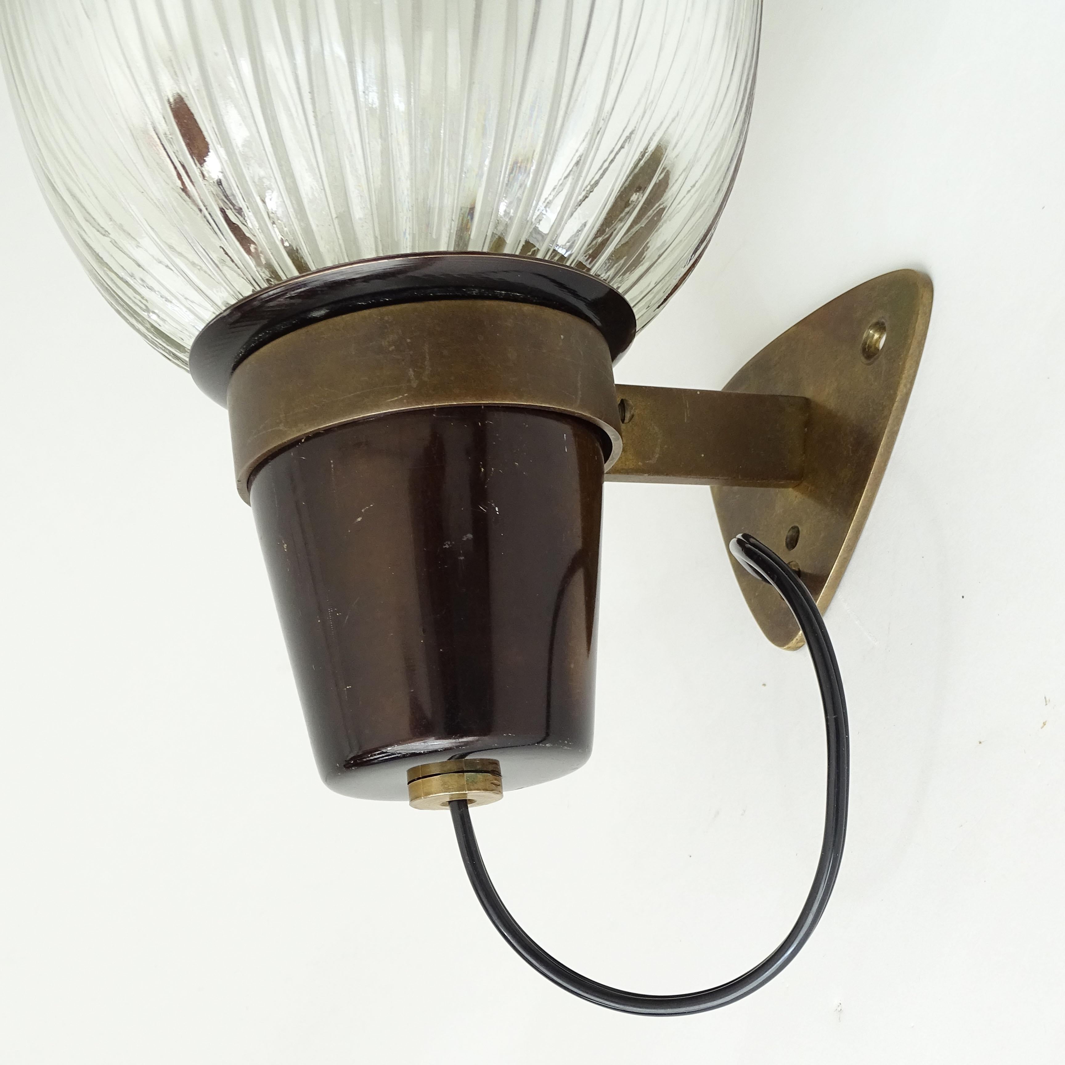 Mid-20th Century Ignazio Gardella LP5 Pair of Wall Lamps for Azucena, Italy, 1954 For Sale
