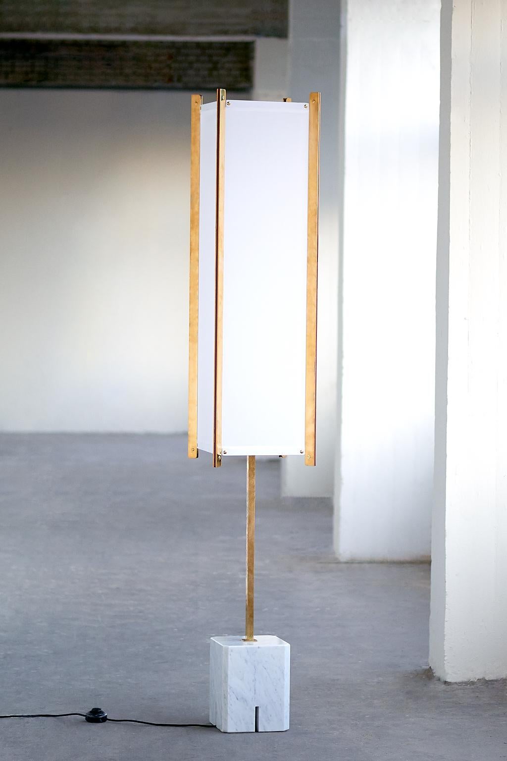 Ignazio Gardella LTE12 Prisma Floor Lamp, Azucena, 1960s 3