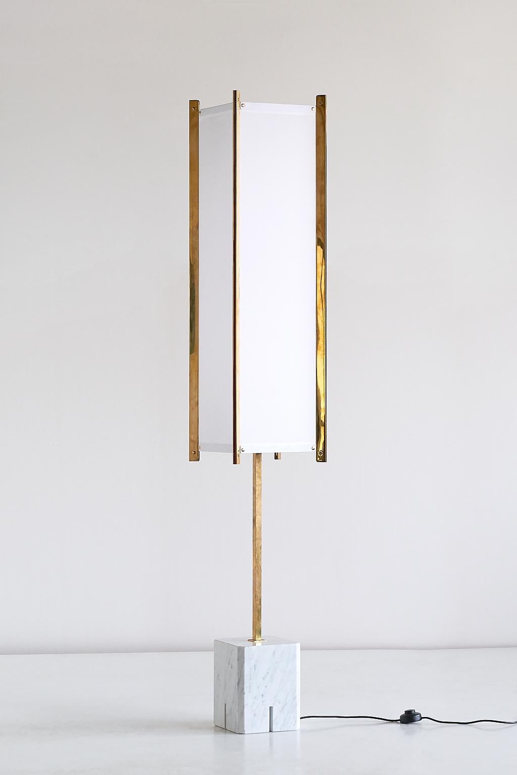 Mid-Century Modern Ignazio Gardella LTE12 Prisma Floor Lamp, Azucena, 1960s