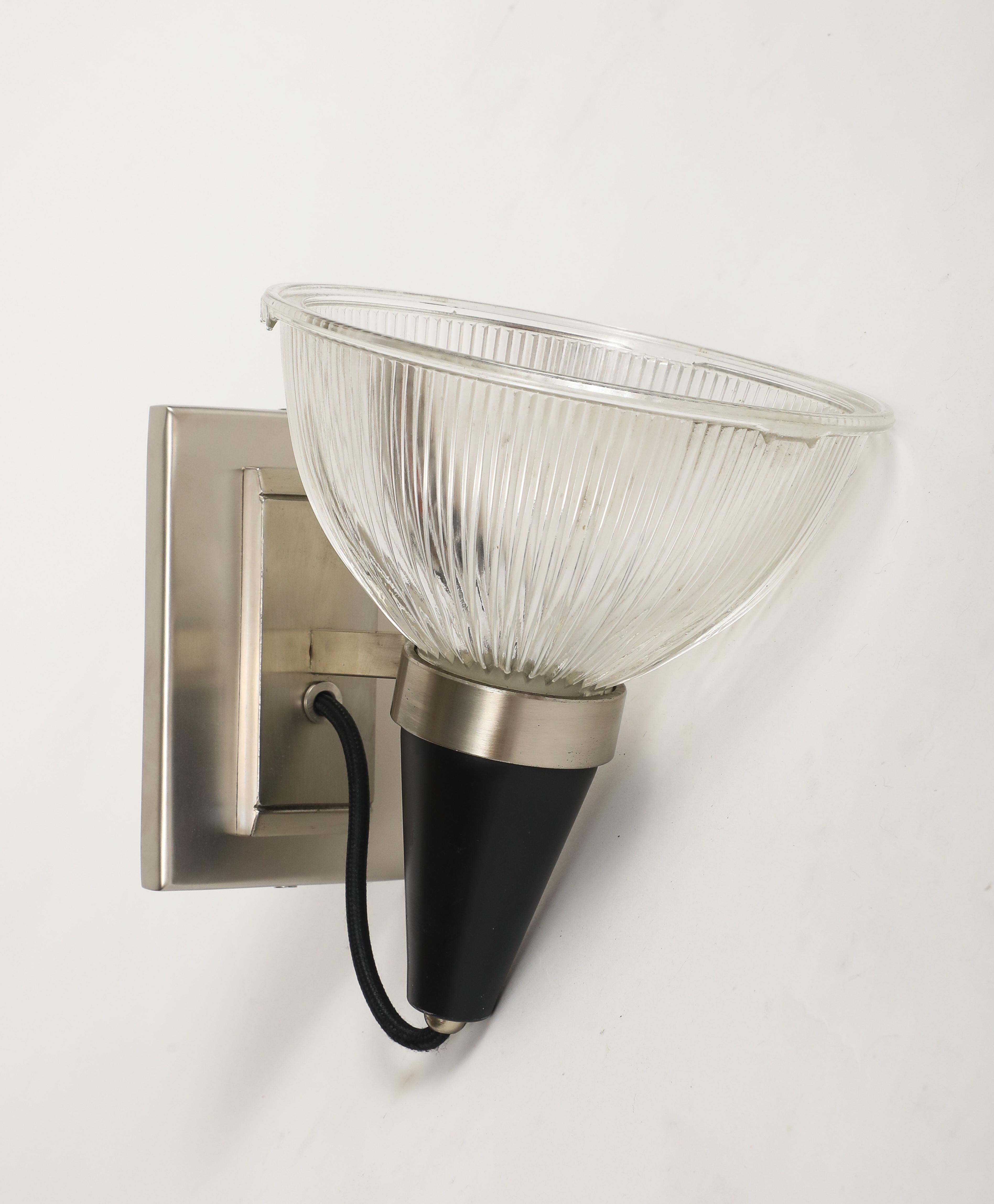 Aluminium Ignazio Gardella Model No No 6, lampe murale du milieu du siècle pour Azucena, 1950 en vente