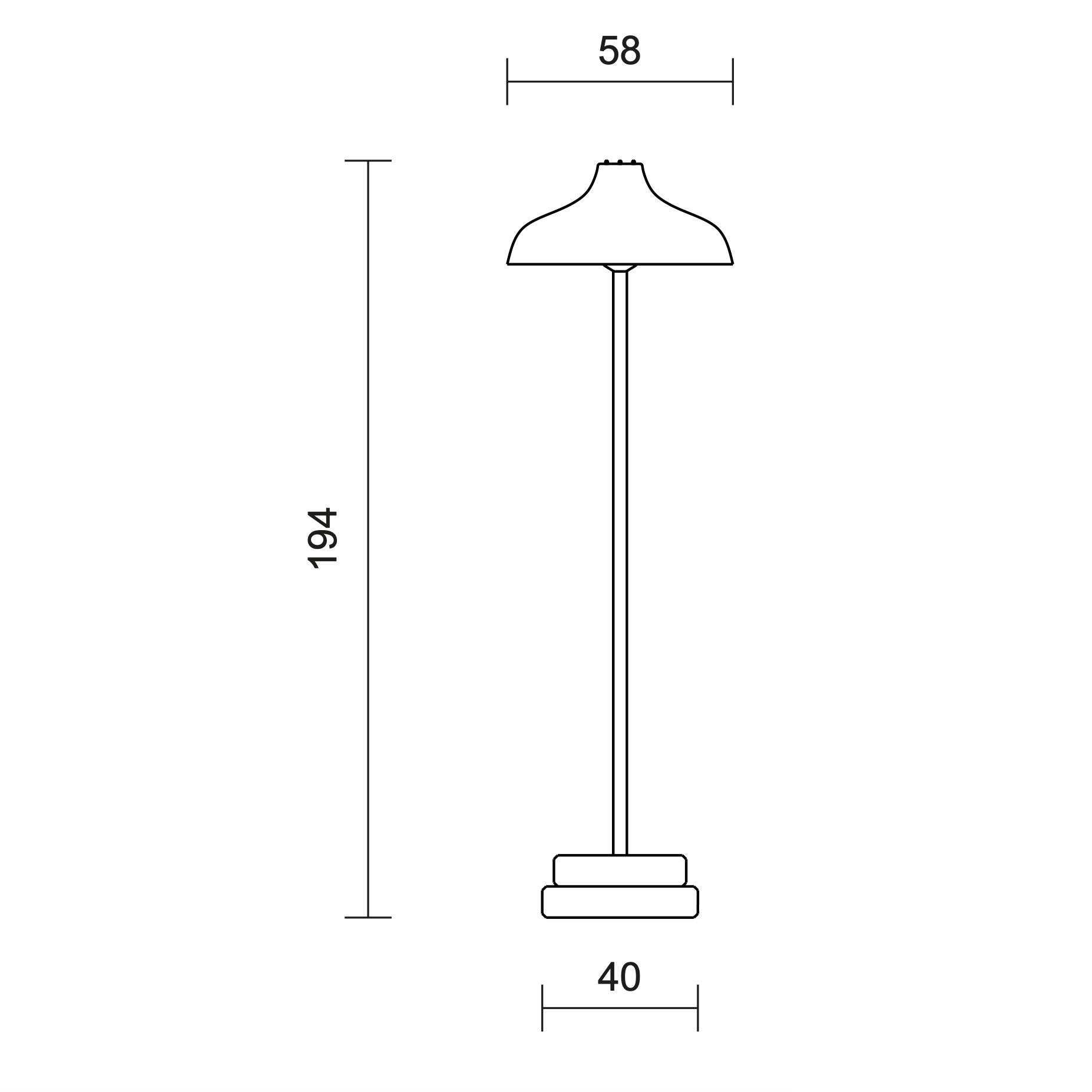 Stehlampe „Pagoda Piantana“ von Ignazio Gardella für Tato Italia in Teracotta (Aluminium) im Angebot