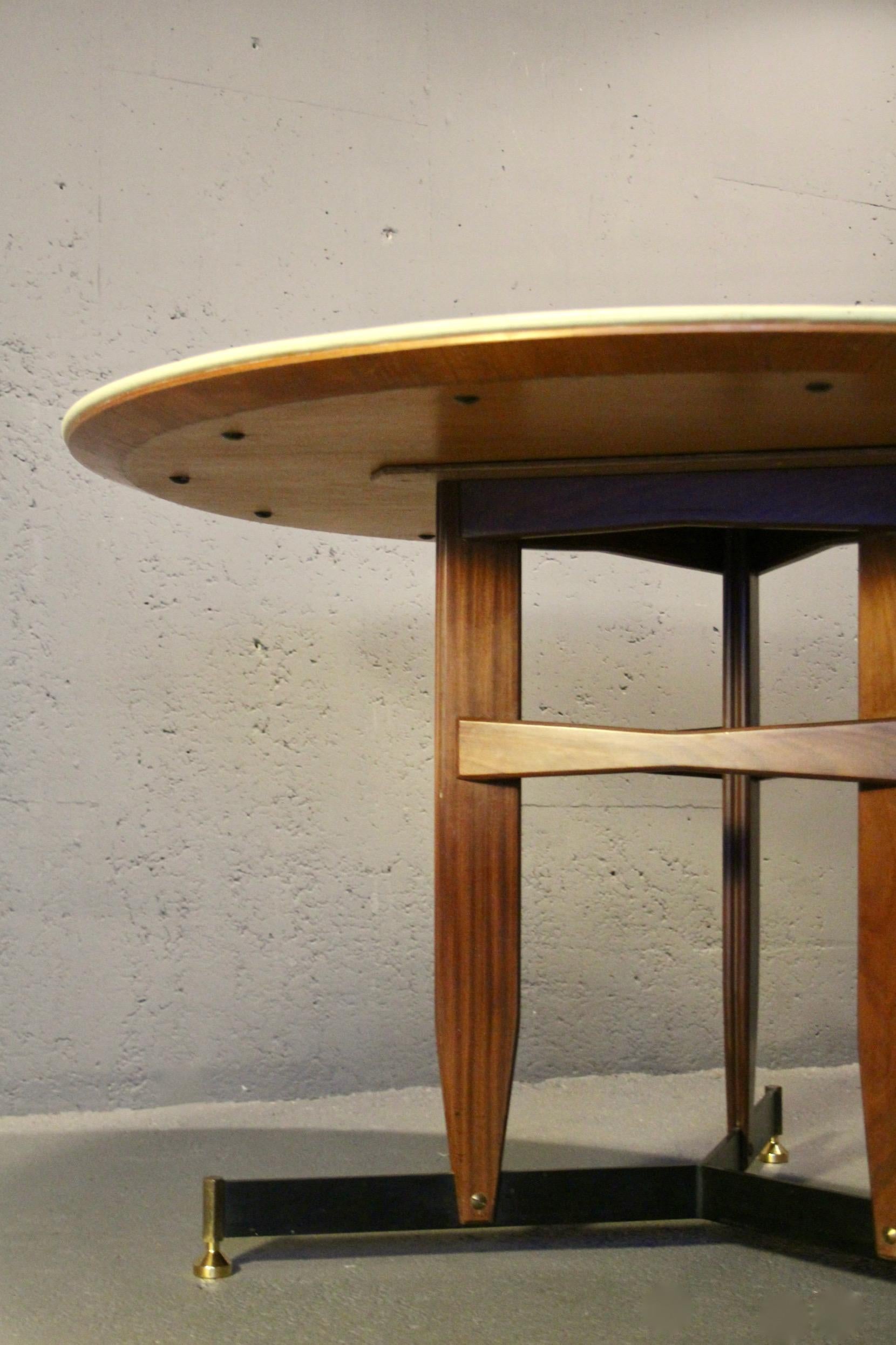 Table de salle à manger de style Ignazio Gardella en vente 4