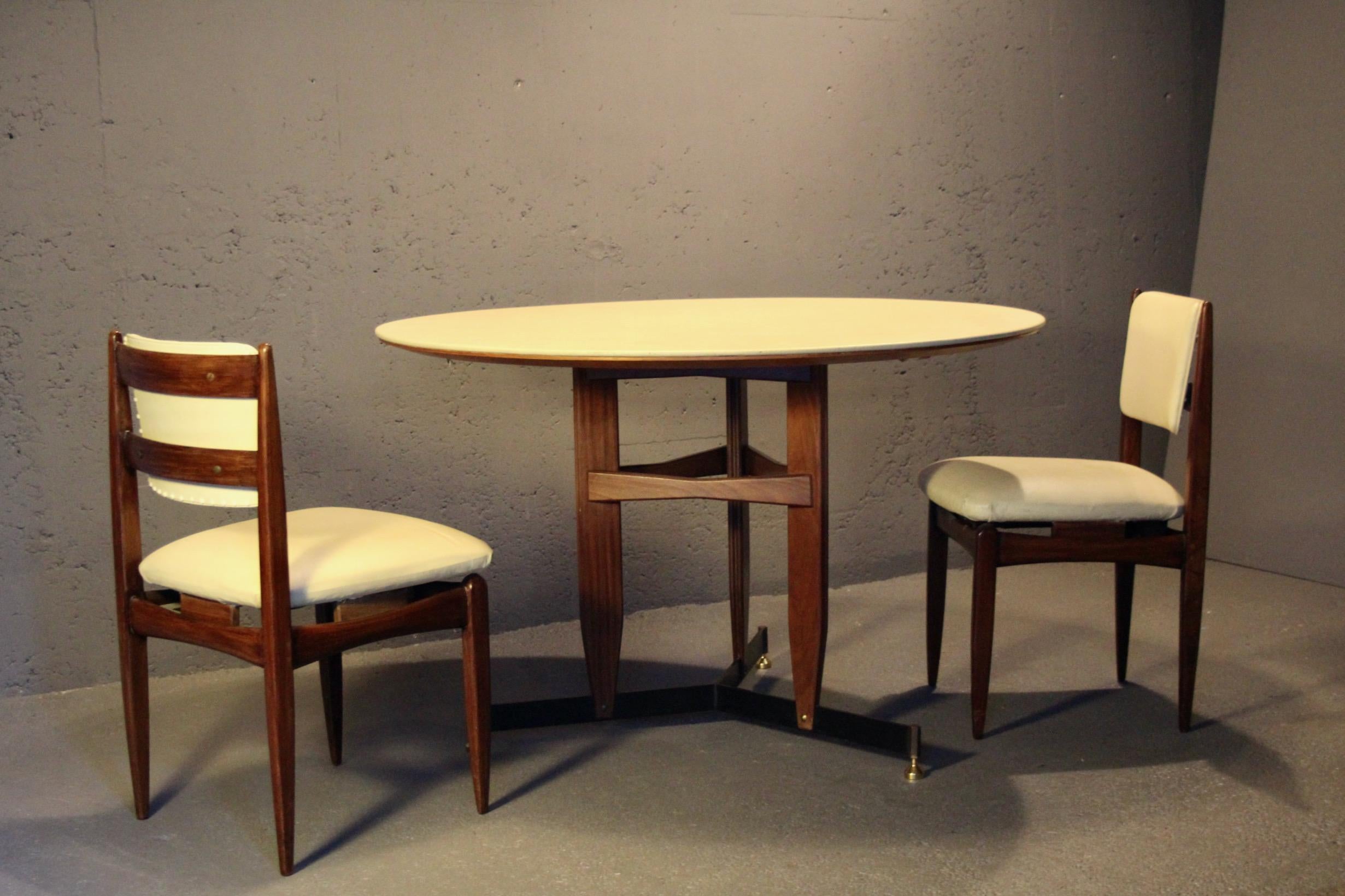 Table de salle à manger de style Ignazio Gardella en vente 1