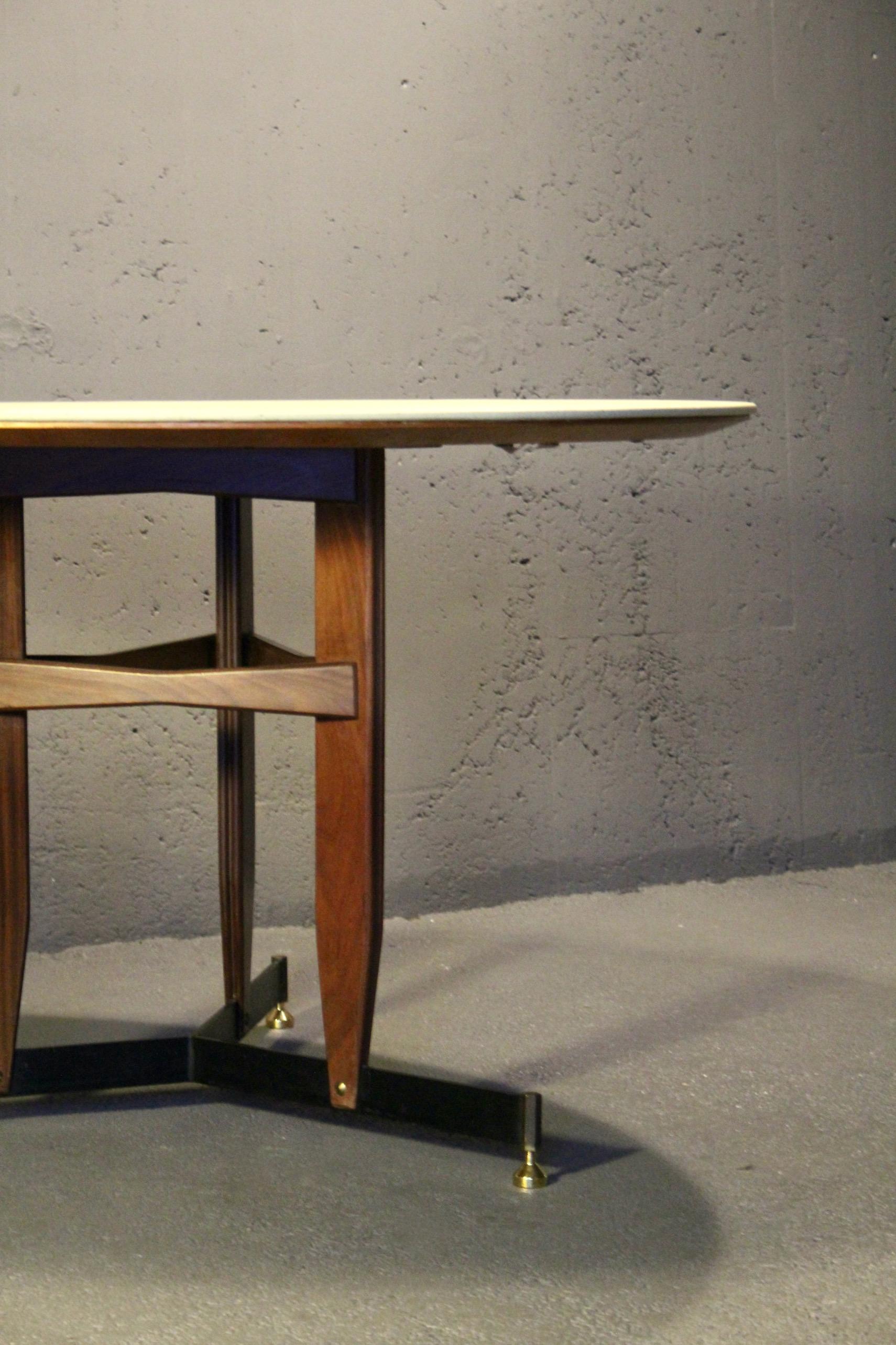 Table de salle à manger de style Ignazio Gardella en vente 2