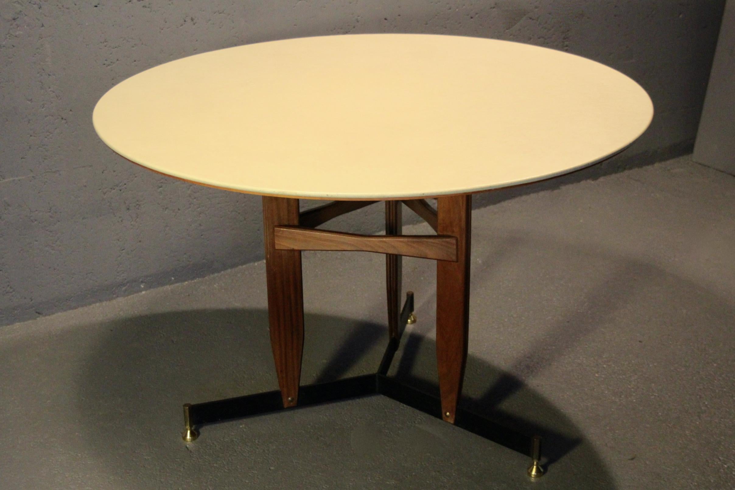 Table de salle à manger de style Ignazio Gardella en vente 3