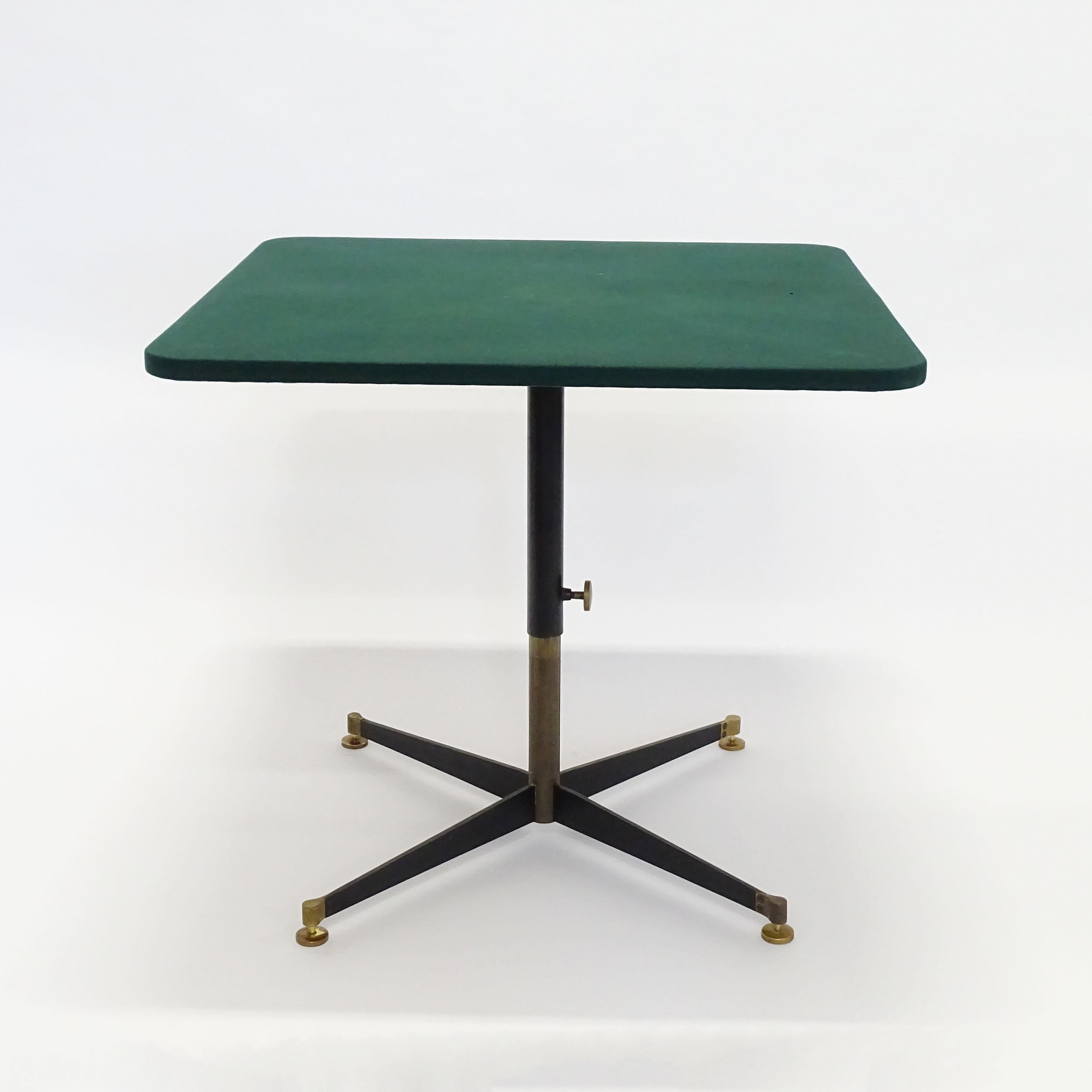 Enameled Ignazio Gardella 'T5' Adjustable Coffee Table for Azucena, Italy, 1949 For Sale