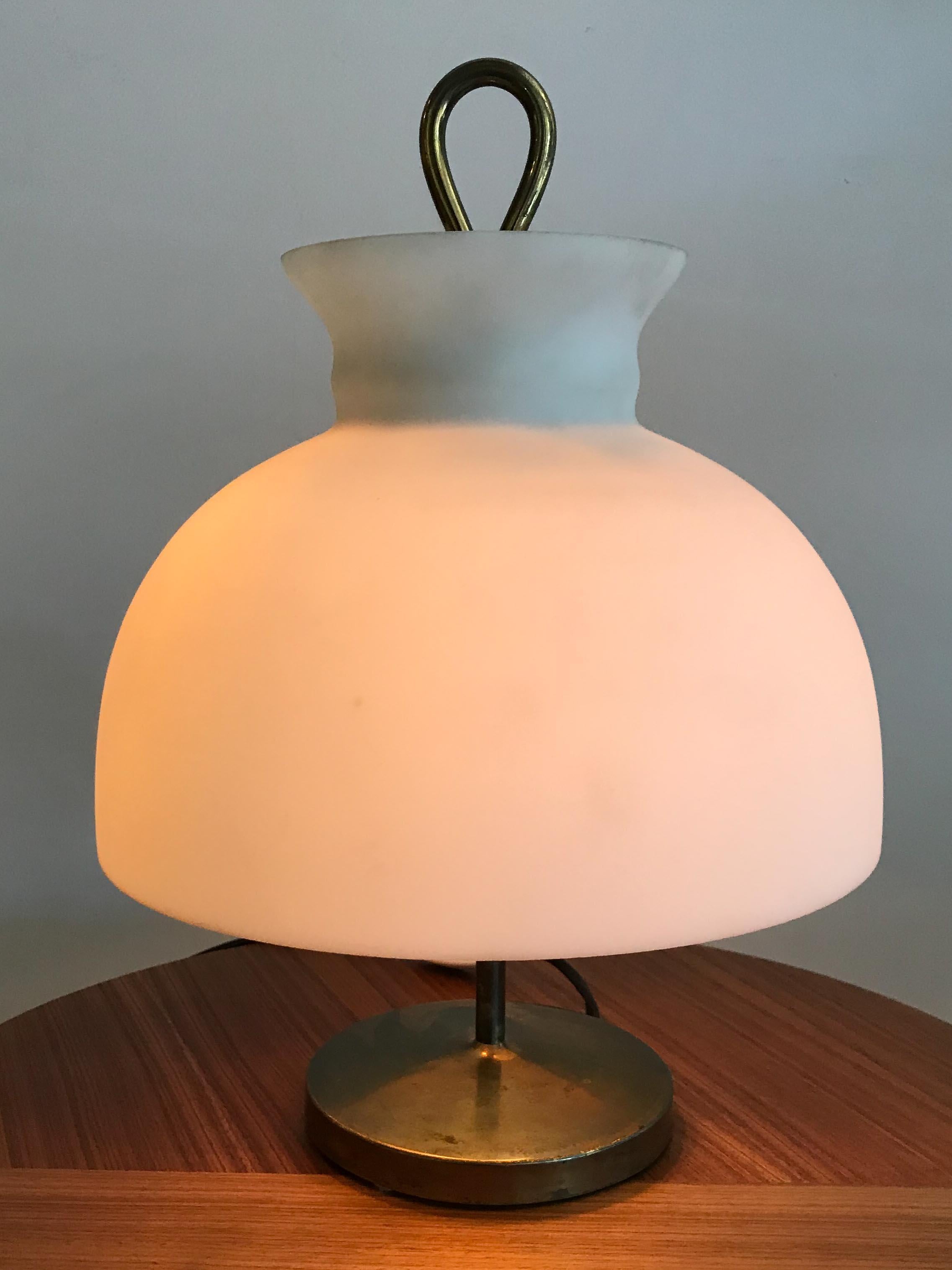 Mid-Century Modern Ignazio Gardella Table Lamp Model Arenzano for Azucena For Sale