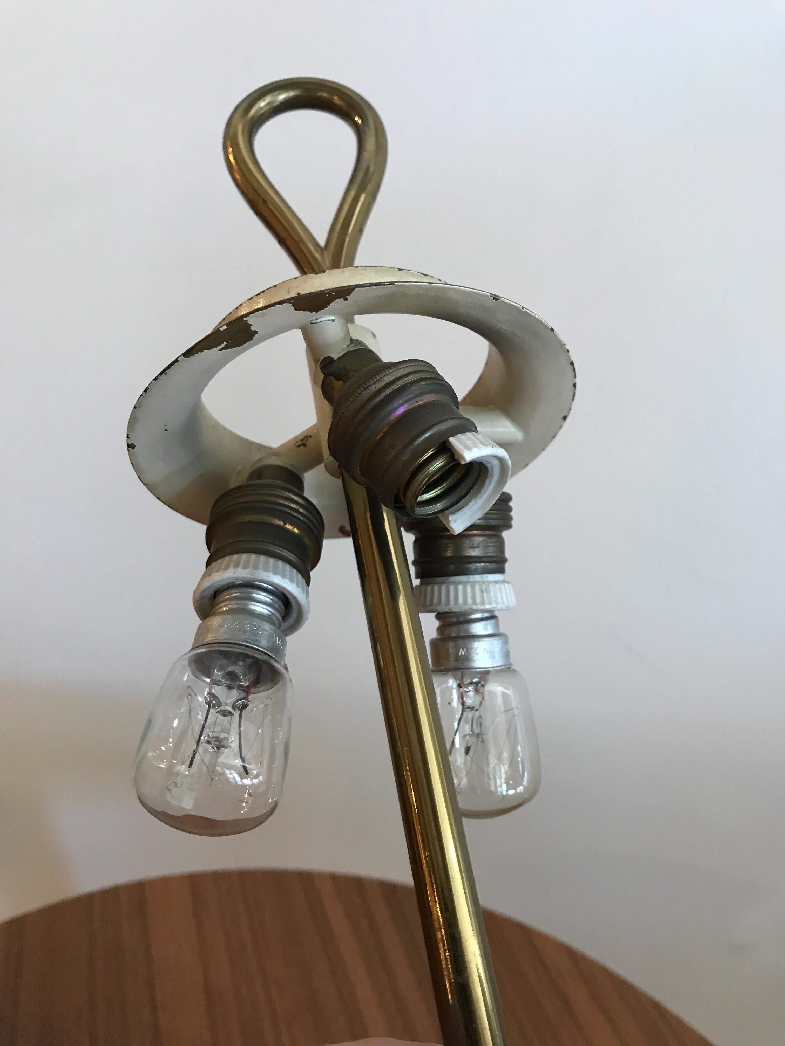 Brass Ignazio Gardella Table Lamp Model Arenzano for Azucena For Sale