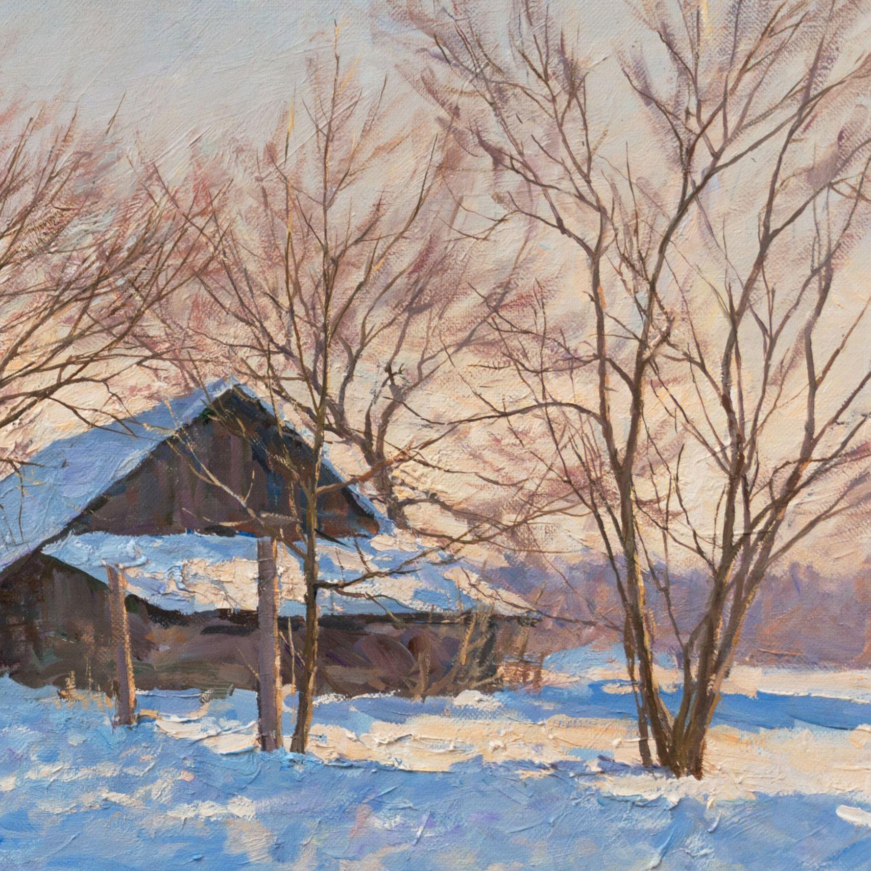 Frosty Morning, Painting, Oil on Canvas 1