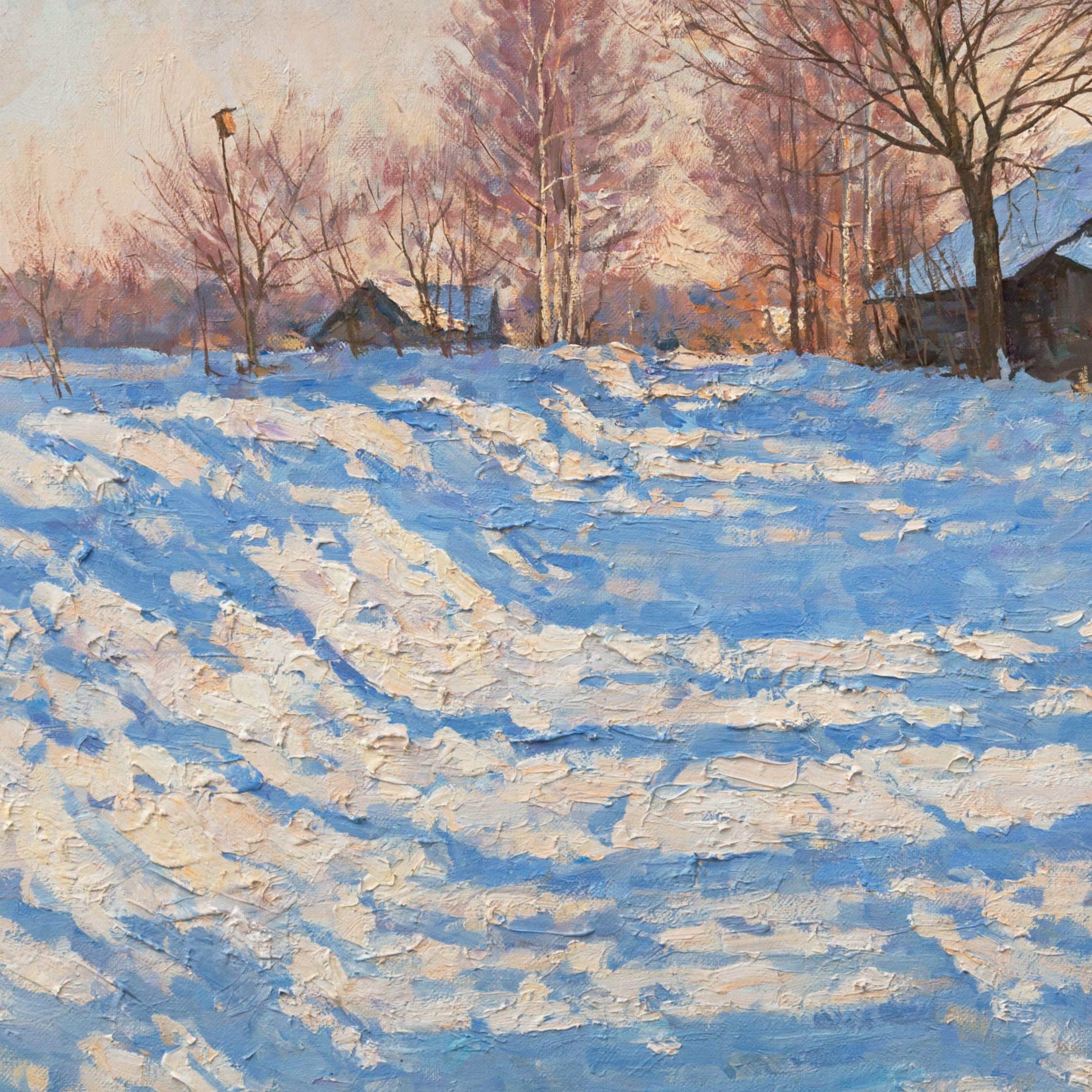 Frosty Morning, Painting, Oil on Canvas 4