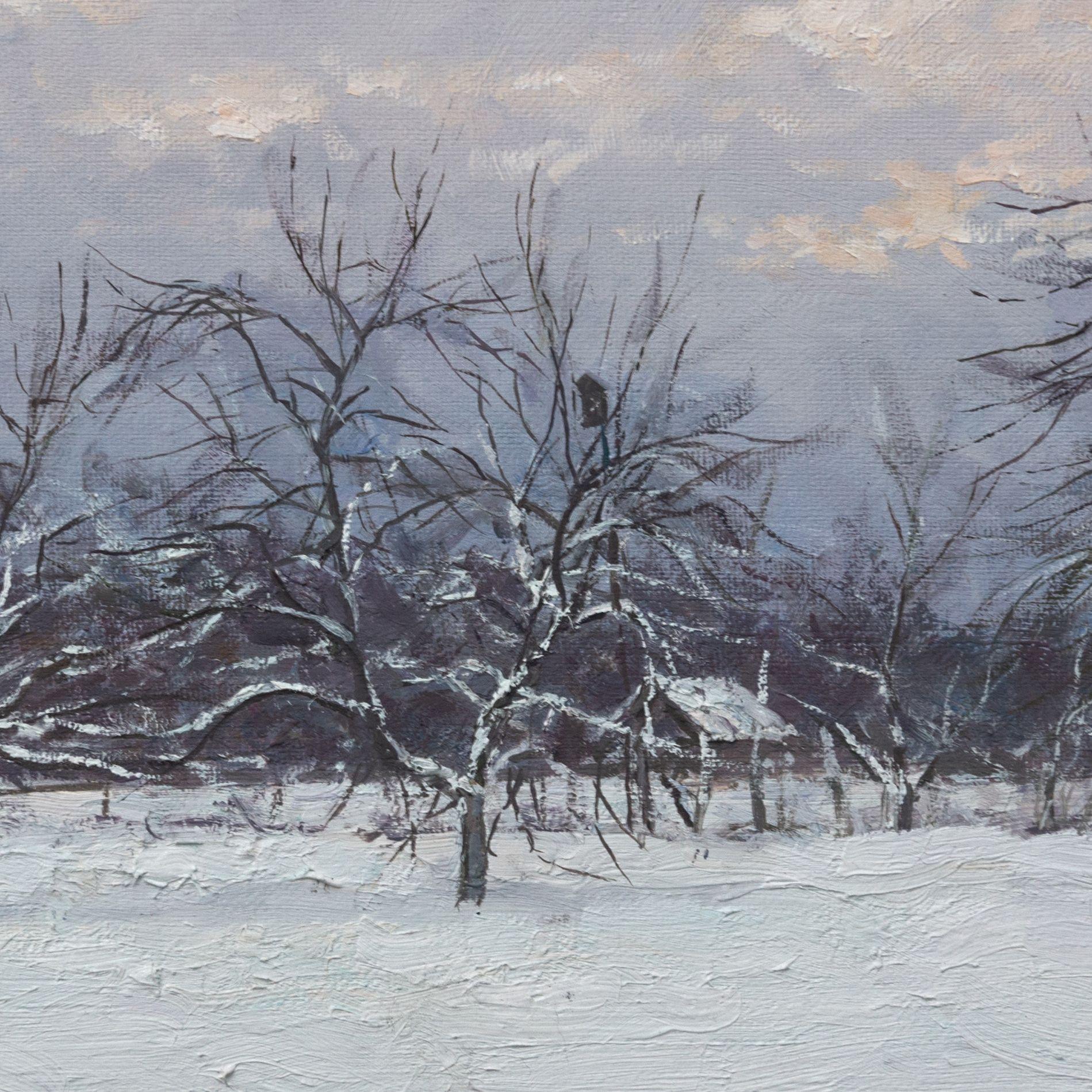 Winter Panorama, Painting, Oil on Canvas 1