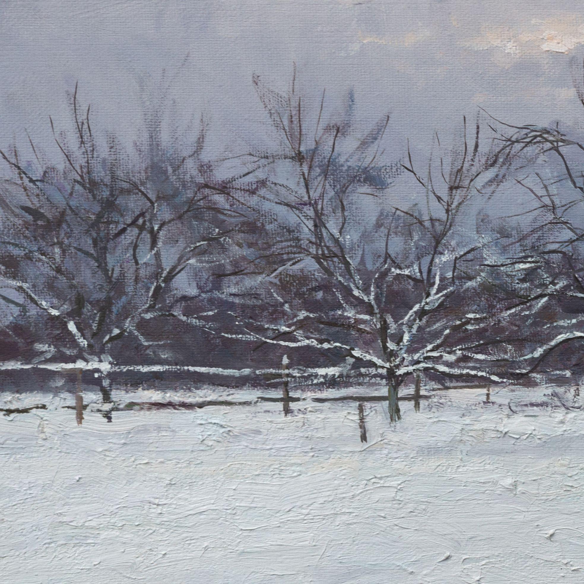 Winter Panorama, Painting, Oil on Canvas 2