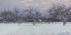 Winter Panorama, Painting, Oil on Canvas