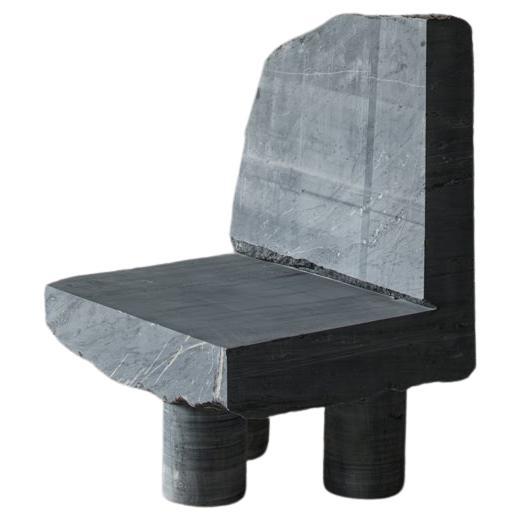 Igor Marble Chair by Theodore Psychoyos For Sale