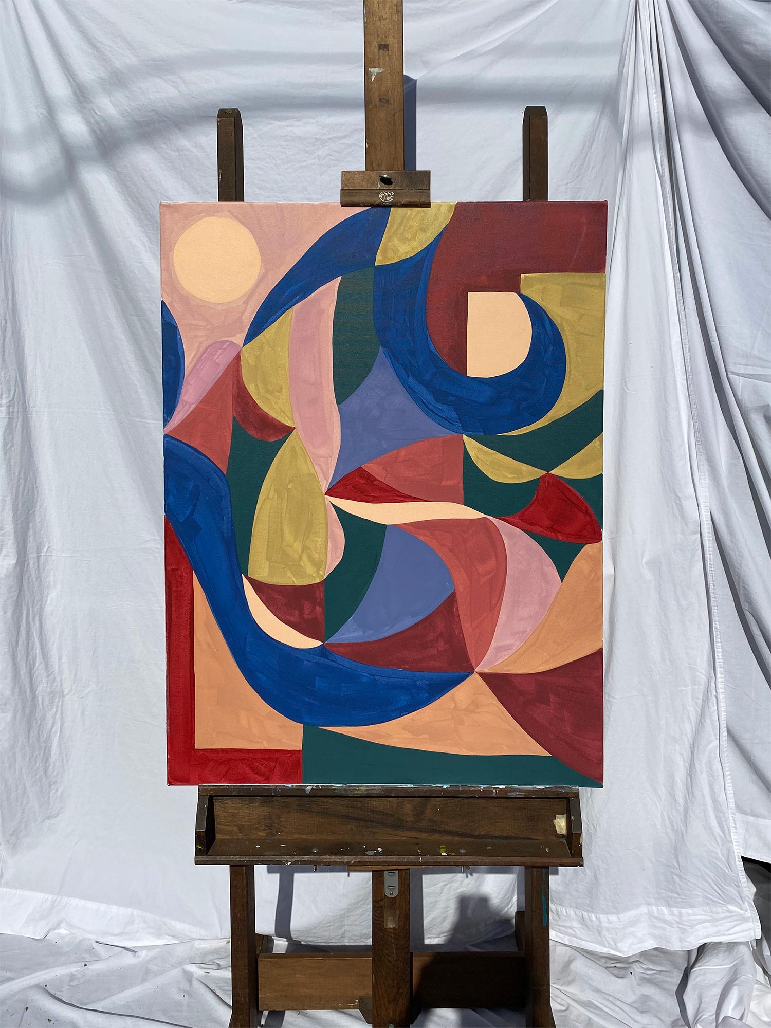 Flores, Pintura Abstracta - Painting Abstracto de Igor Dukic