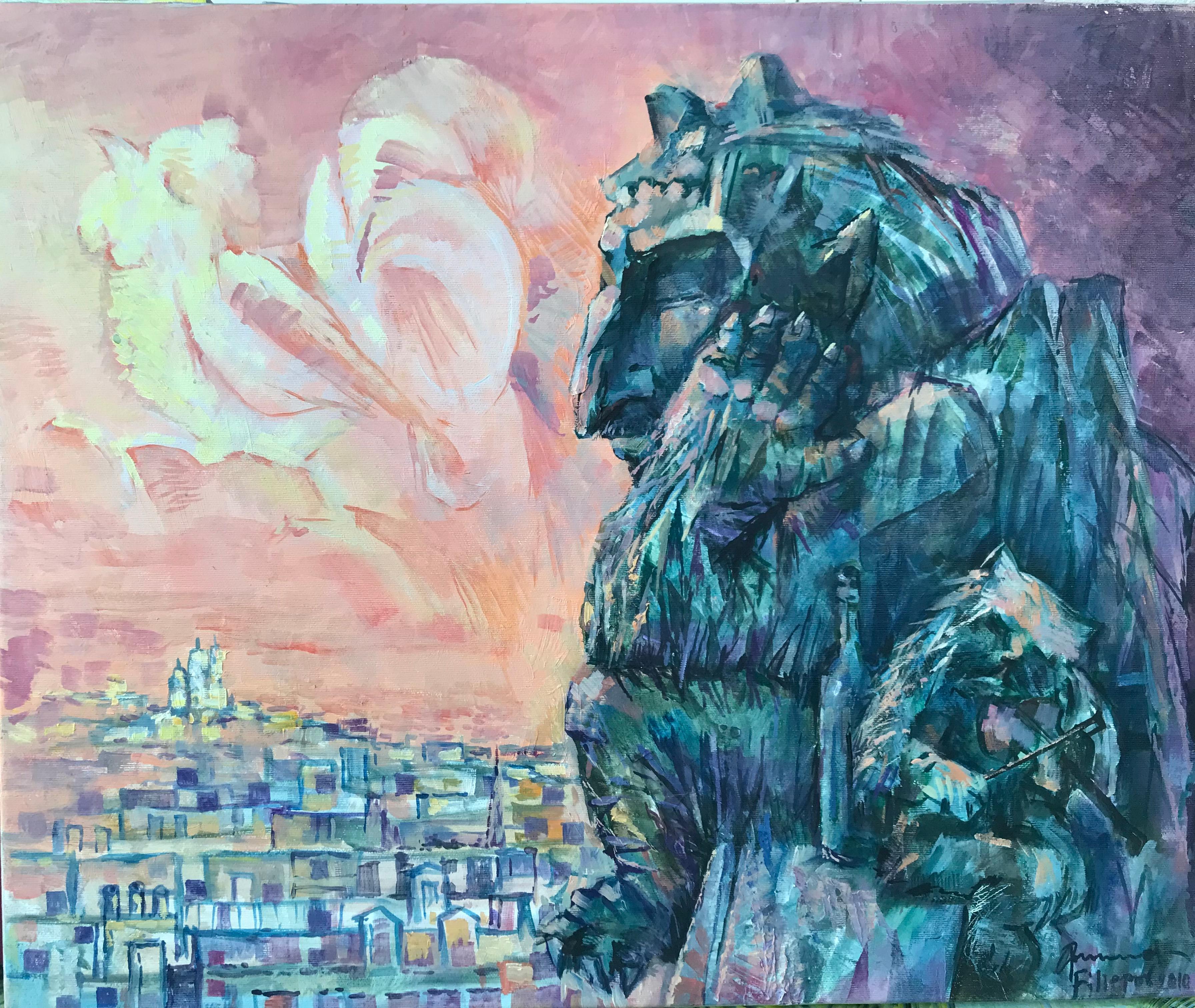 The Chimera's Dream - Painting by  Igor Filippov