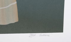 Walking the Rabbit, Surrealist Screenprint by Igor Galanin