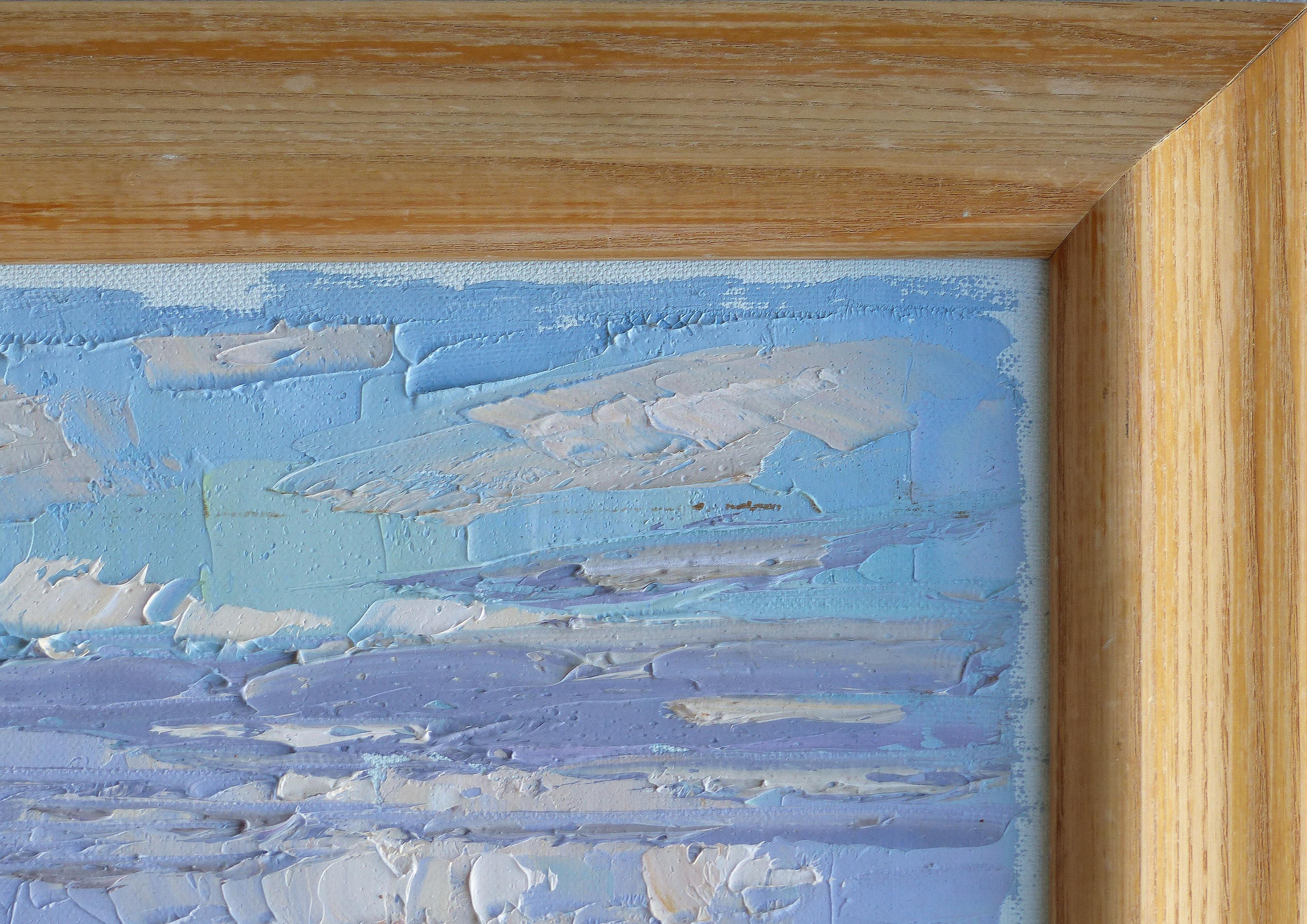 Wood Igor Korotash Oil Painting on Canvas of Miami Beach ‘B1957 Russian/American’