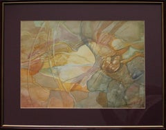 Abstrakte Abstraktion, Papier/Aquarell, 28x40 cm